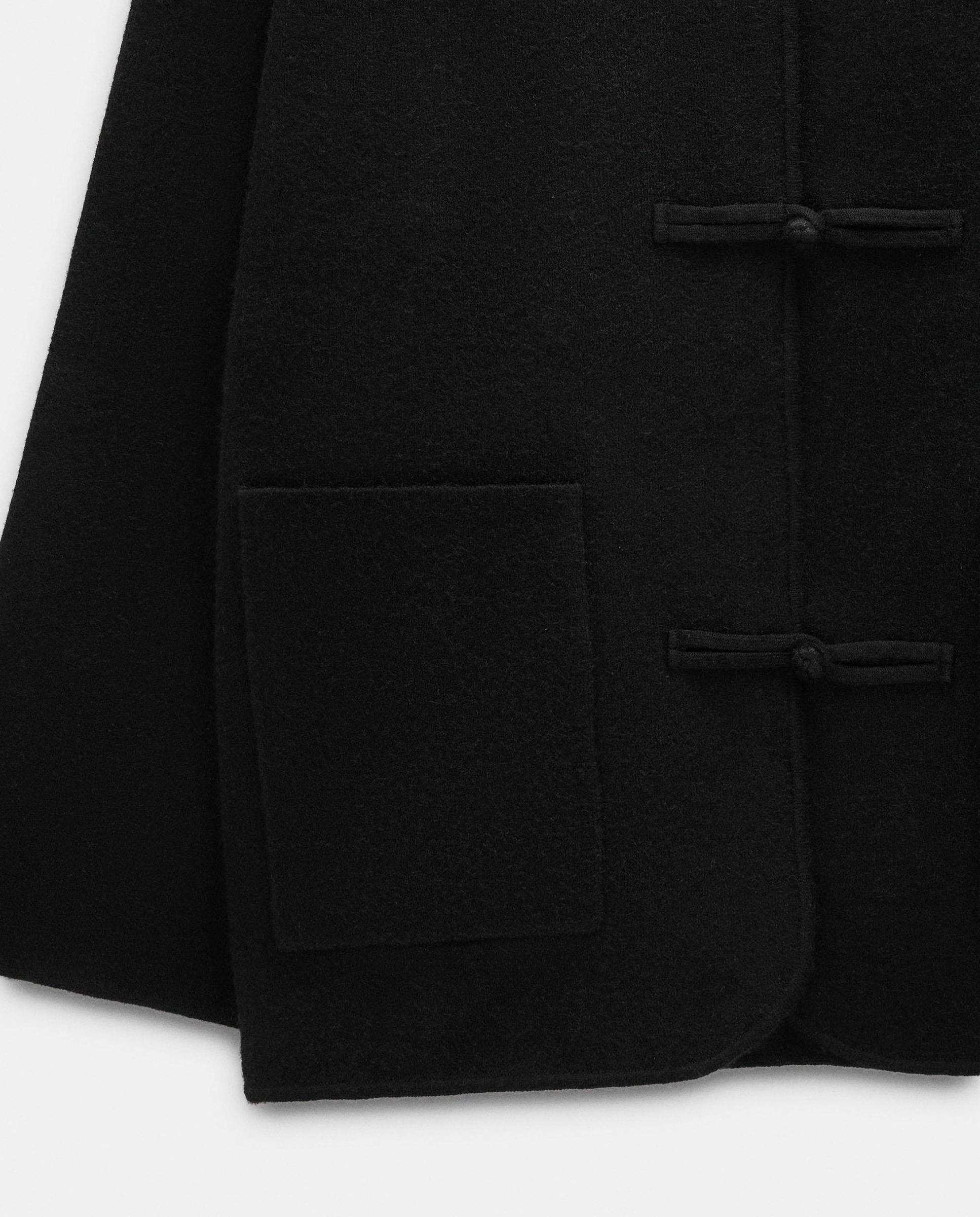 Cárdigan de mujer de punto con botones - Parfois - Negro Negro-5