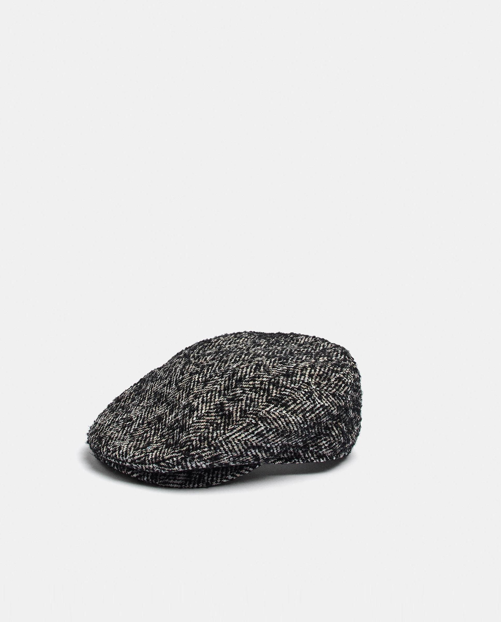 Boina de mujer con pespuntes y estampados - Parfois - Negro Negro-1