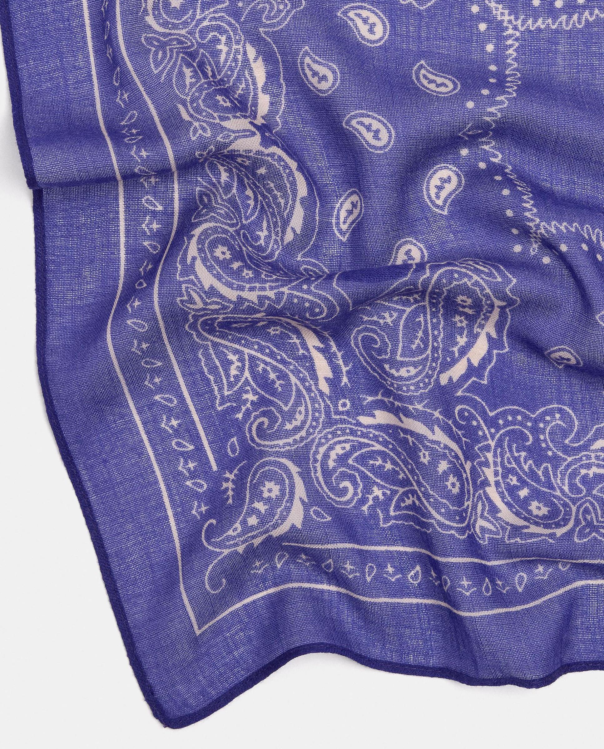 Pañuelo cuadrado con estampado paisley - Parfois - Morado Morado-3