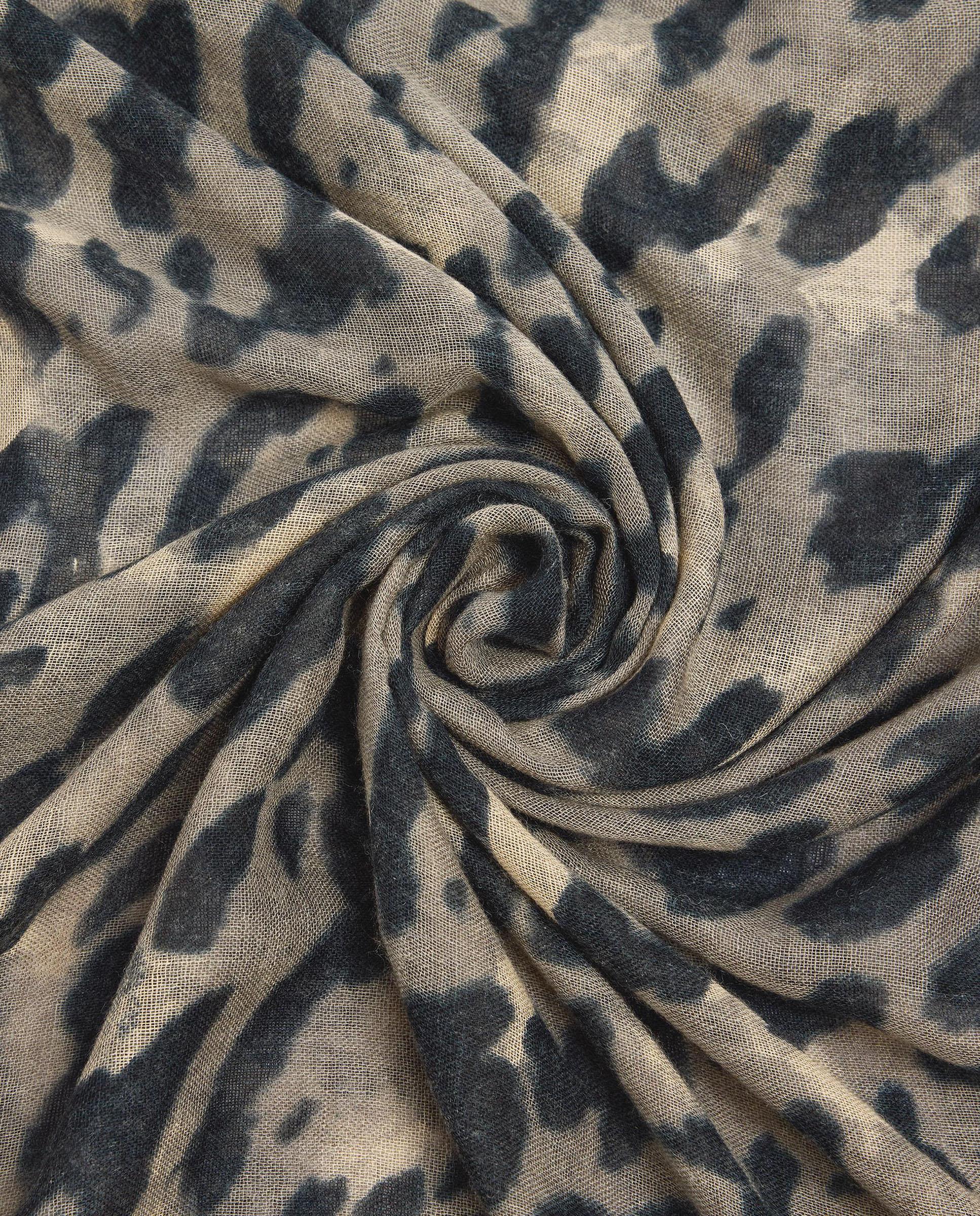 Pañuelo con pespuntes y estampado animal print - Parfois - Azul marino Azul marino-3