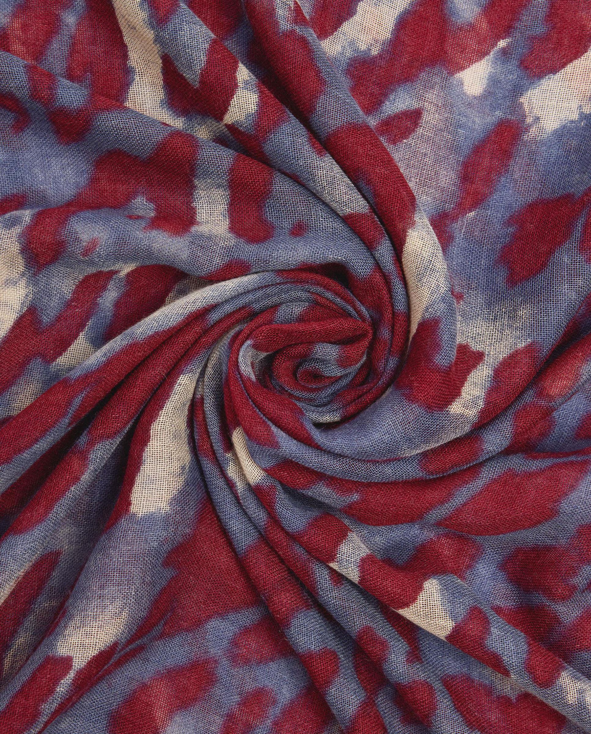 Pañuelo con pespuntes y estampado animal print - Parfois - Rojo Rojo-3