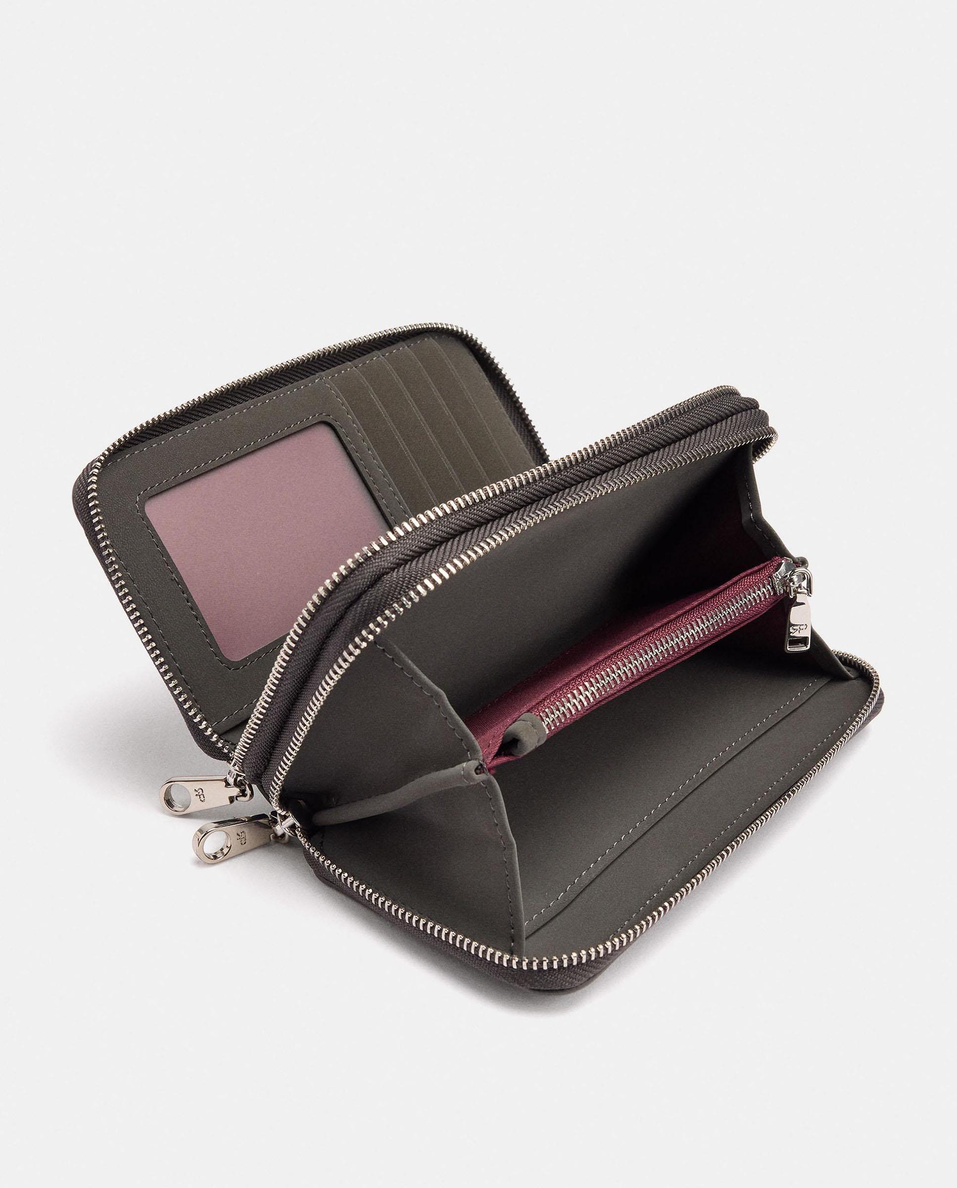 Cartera de mujer grande con cierre de cremallera en liso - Parfois - Negro Negro-4