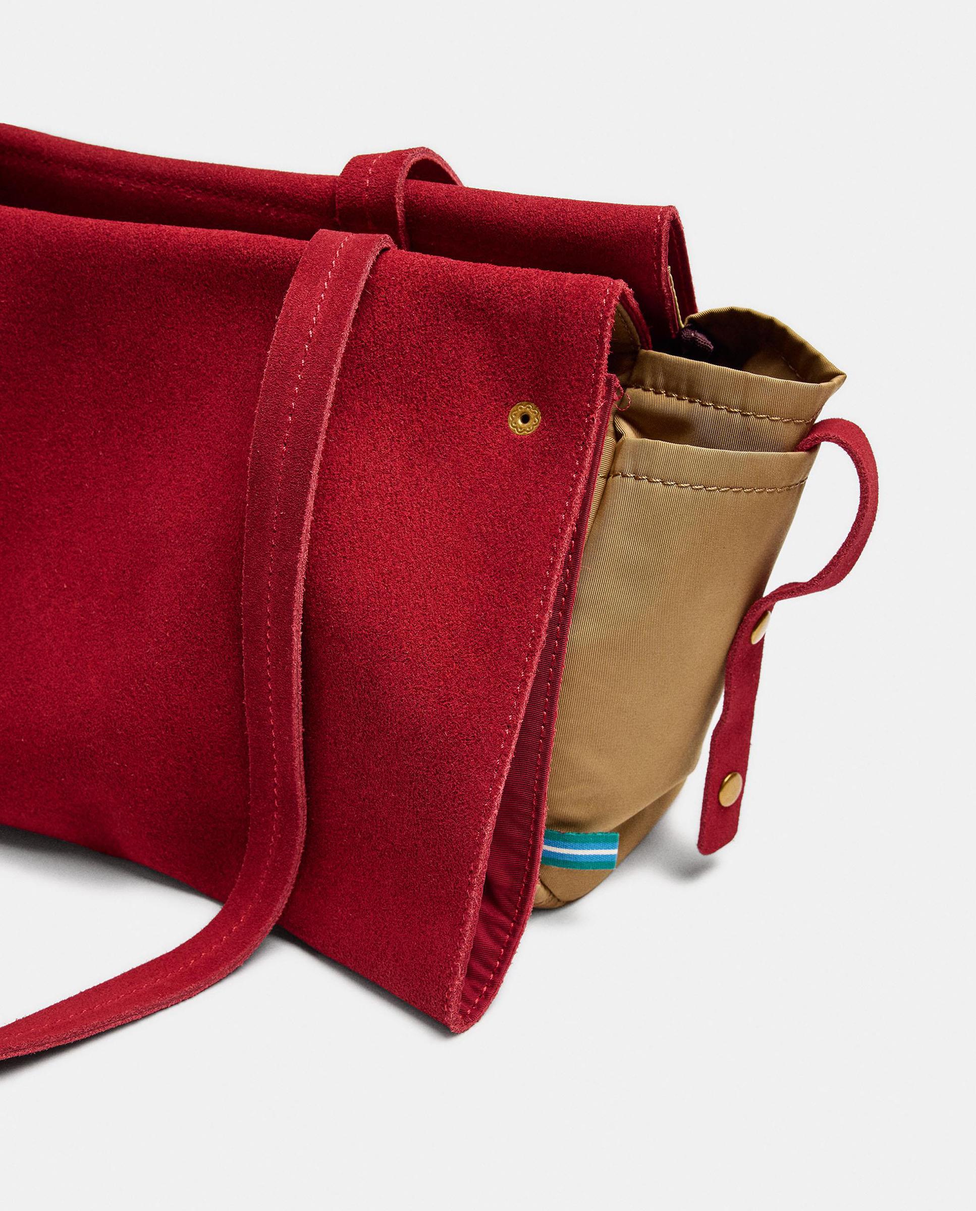 Bolso de hombro grande con cierre imantado en liso - Parfois - Multicolor Multicolor-3