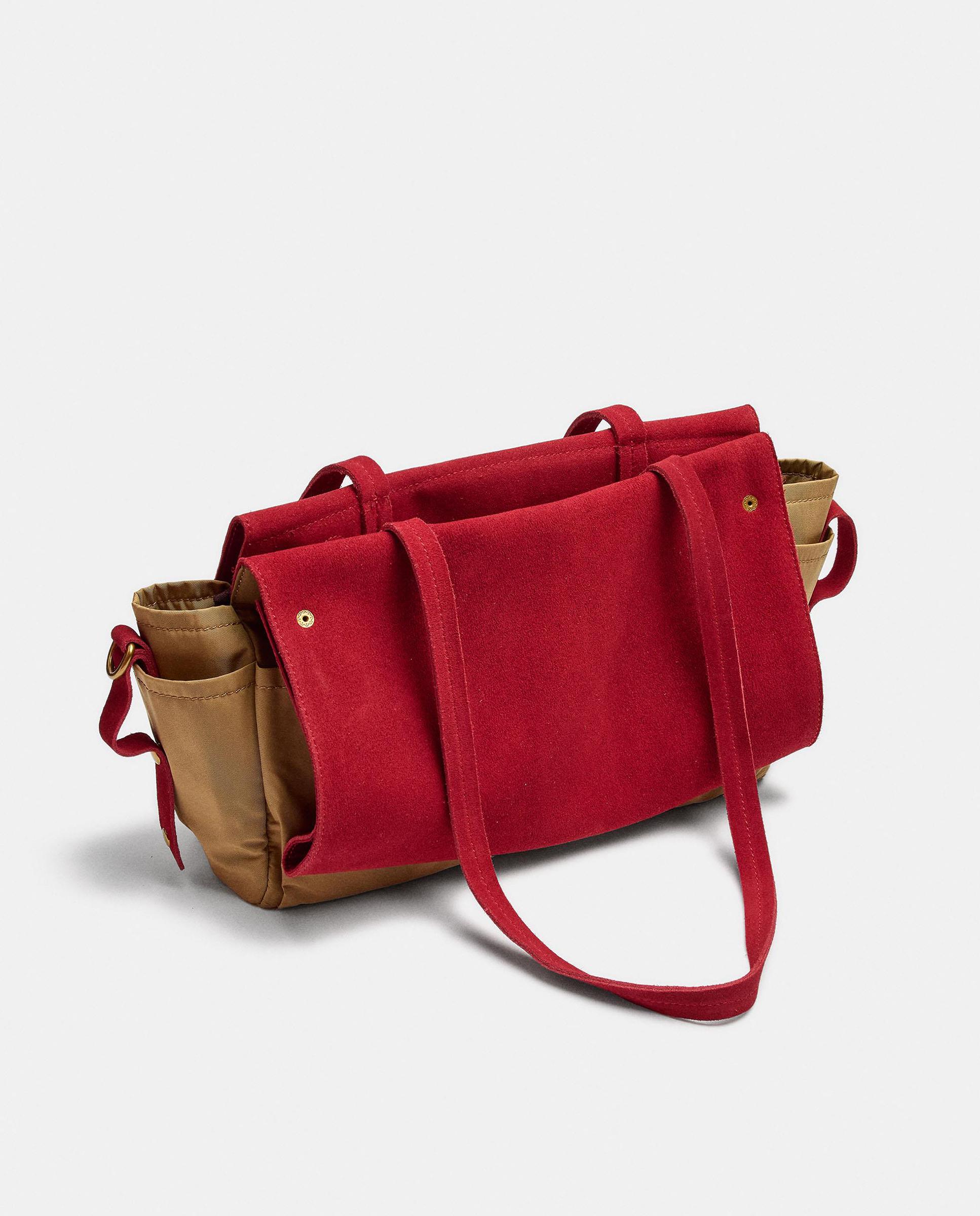 Bolso de hombro grande con cierre imantado en liso - Parfois - Multicolor Multicolor-2