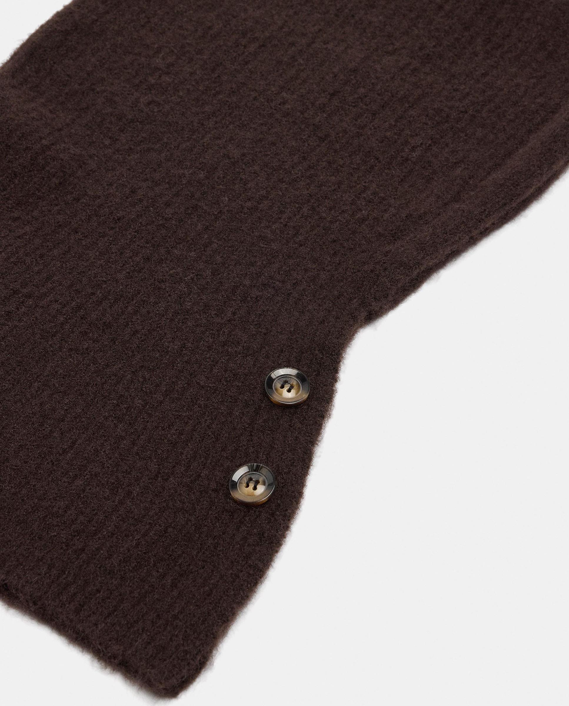 Gorro de mujer 100% lana en liso - Parfois - Marrón oscuro Marrón oscuro-3