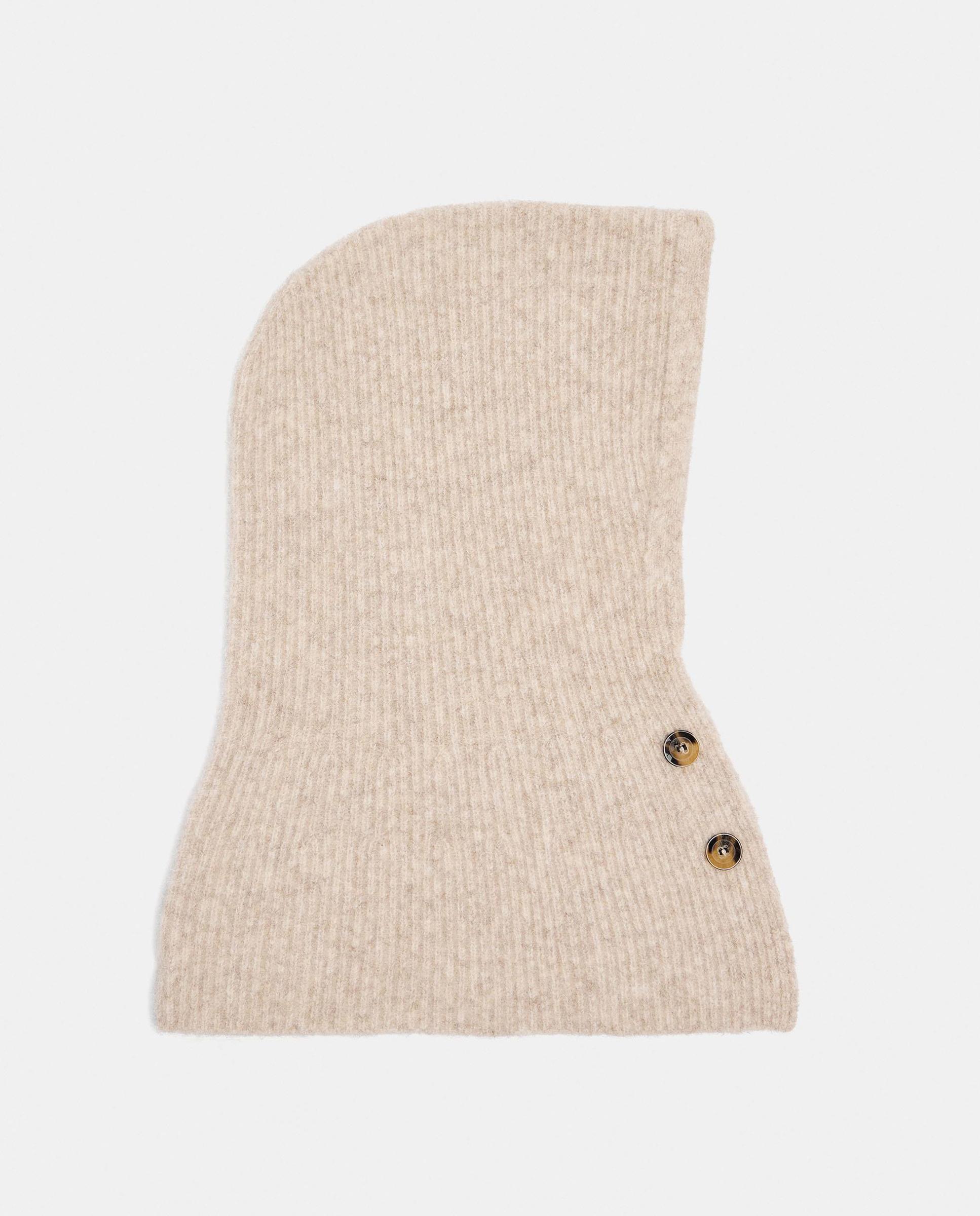Gorro de mujer 100% lana en liso - Parfois - Crudo Crudo-2