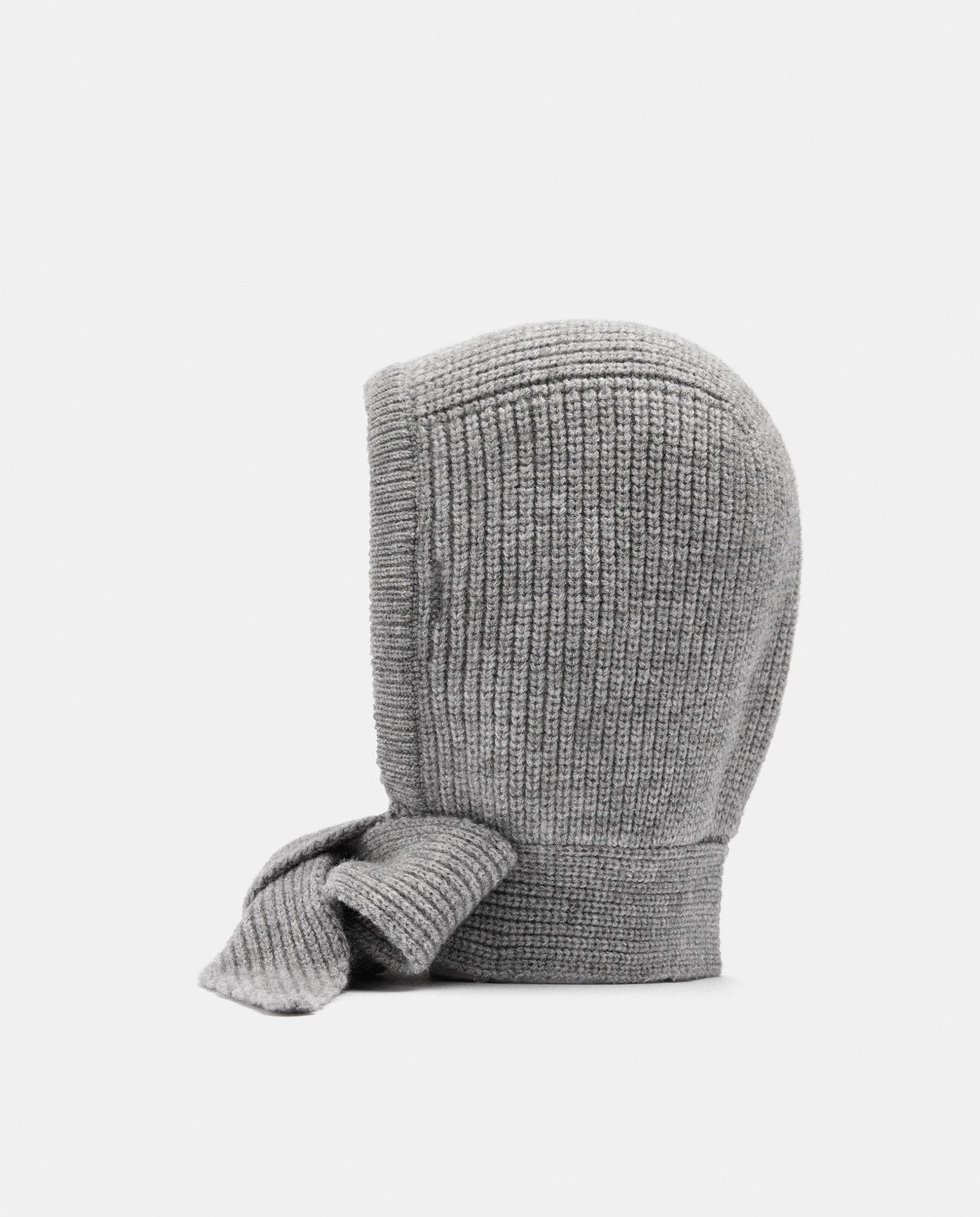 Gorro de mujer 100% lana en liso - Parfois - Gris Gris-1