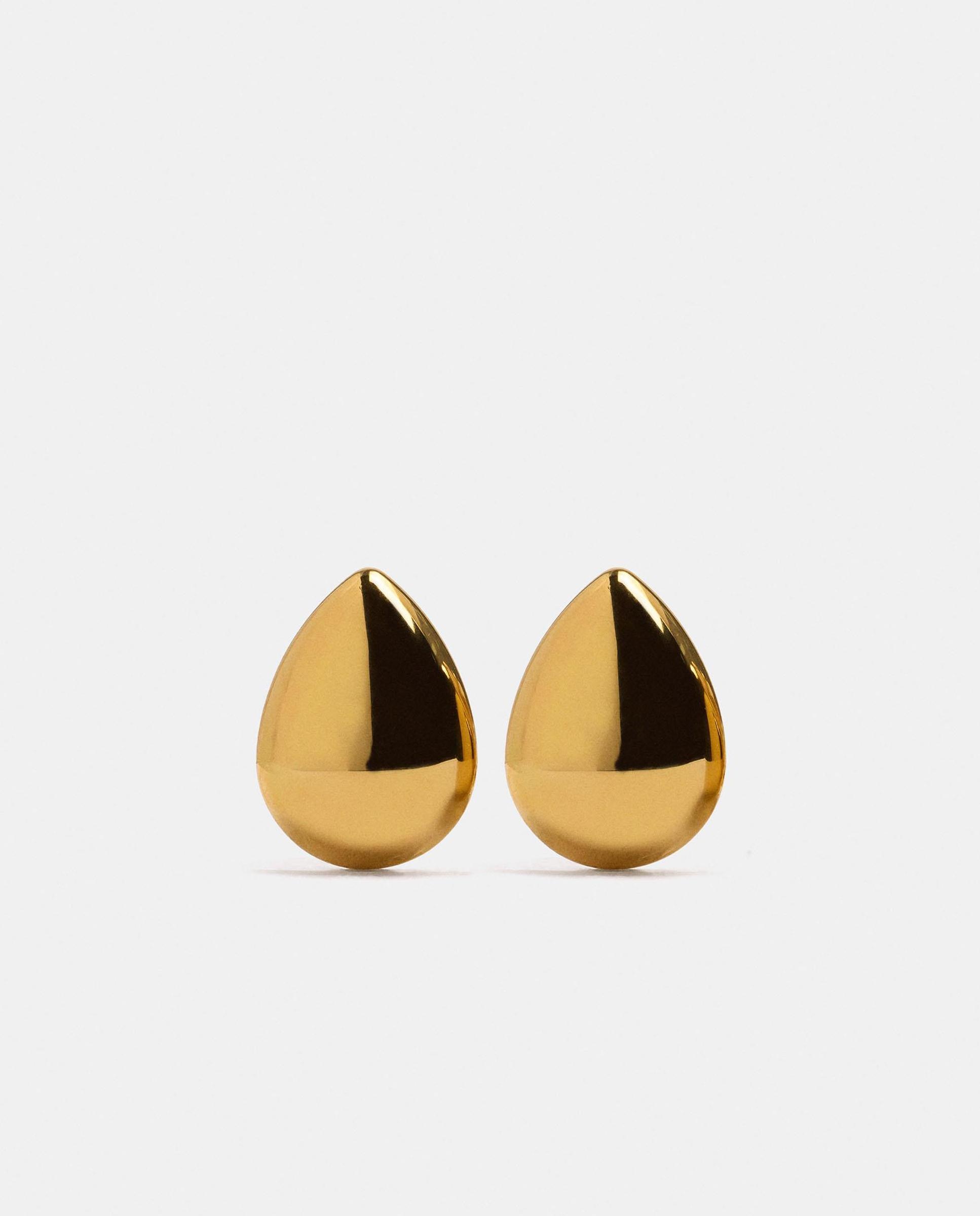 Pendientes de gota de de acero inoxidable - Parfois - Dorado Dorado-1