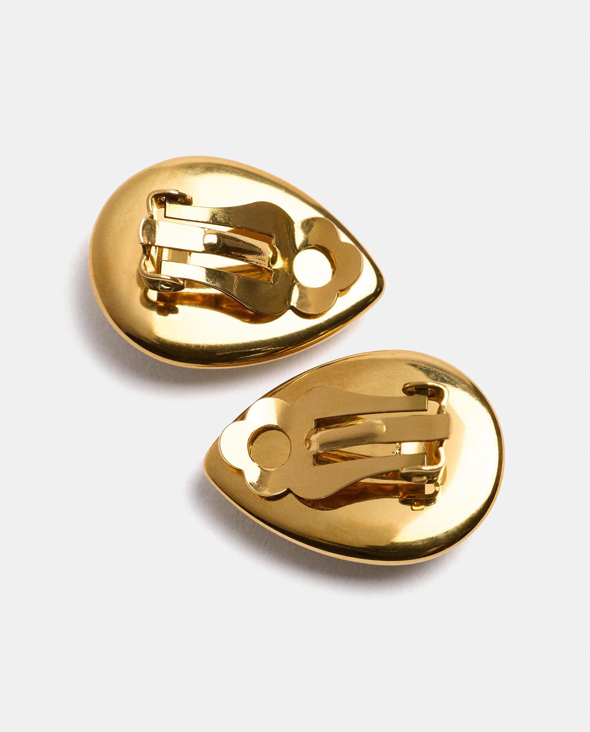 Pendientes de gota de de acero inoxidable - Parfois - Dorado Dorado-3