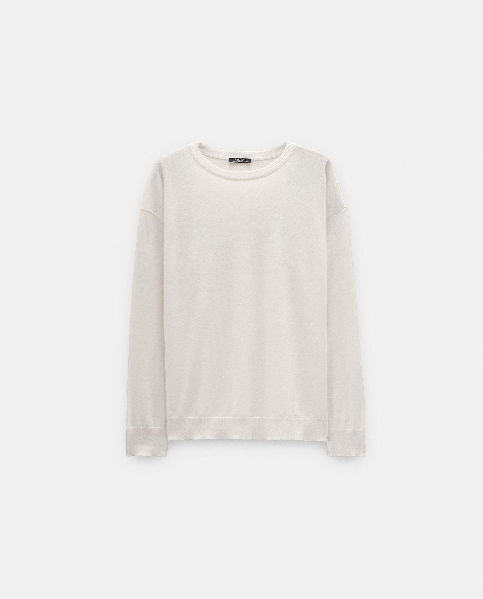 Jersey de mujer de manga larga en liso - Parfois - Crudo Crudo-6
