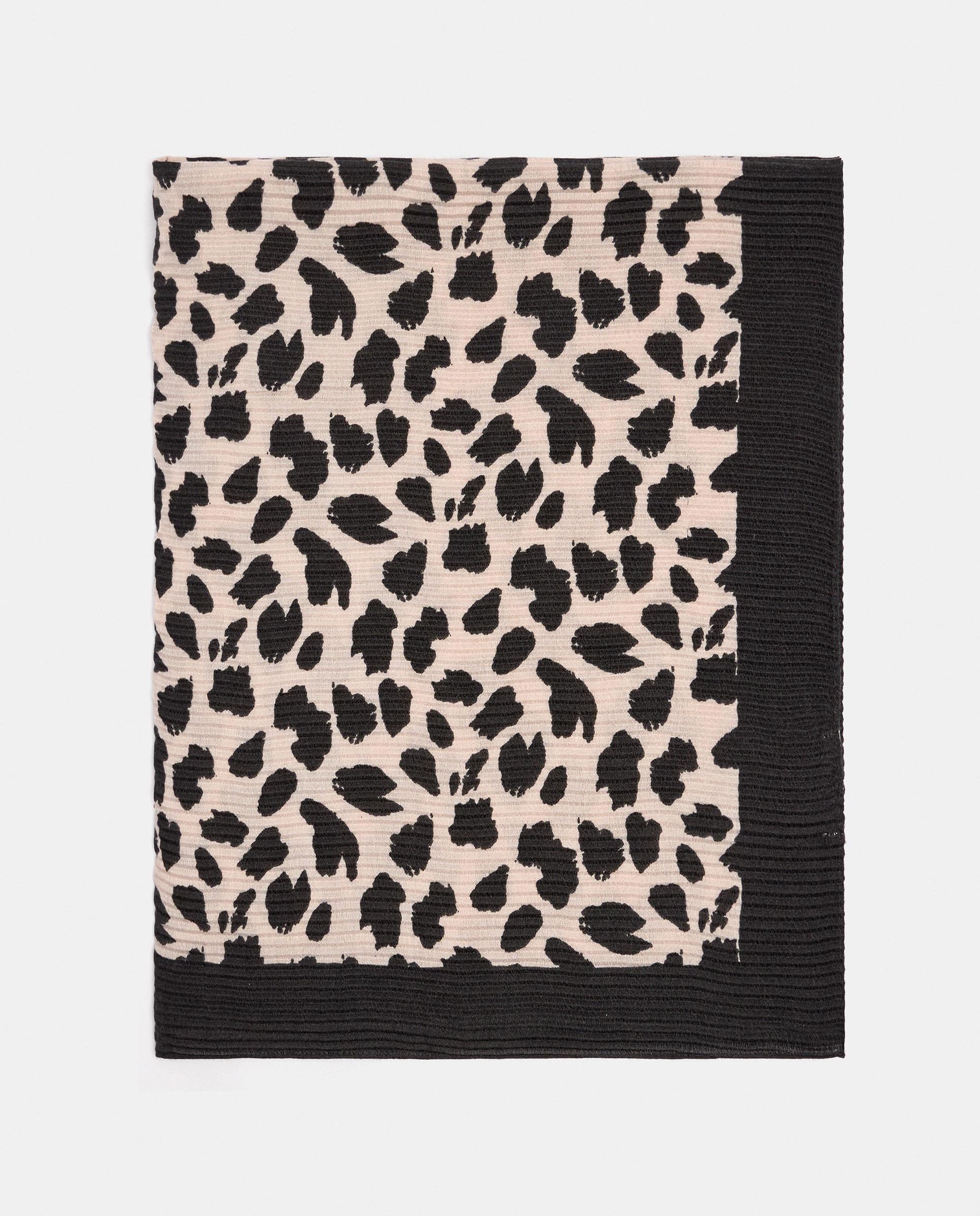 Bufanda 100% lana con estampado animal print - Parfois - Multicolor Multicolor-1