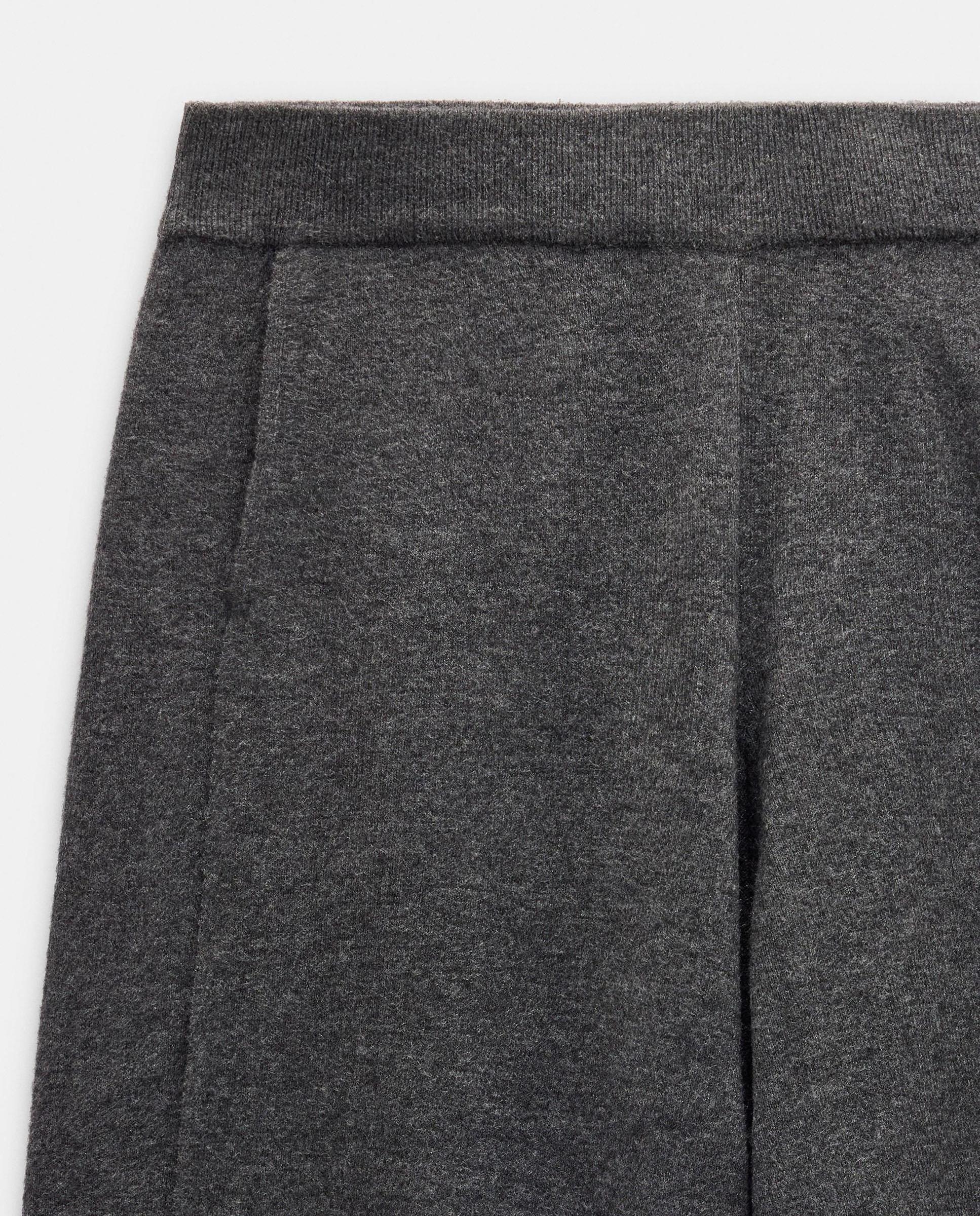 Imagen 4 de Pantalones rectos de mujer de punto con cintura elástica en liso - Parfois - Gris Gris