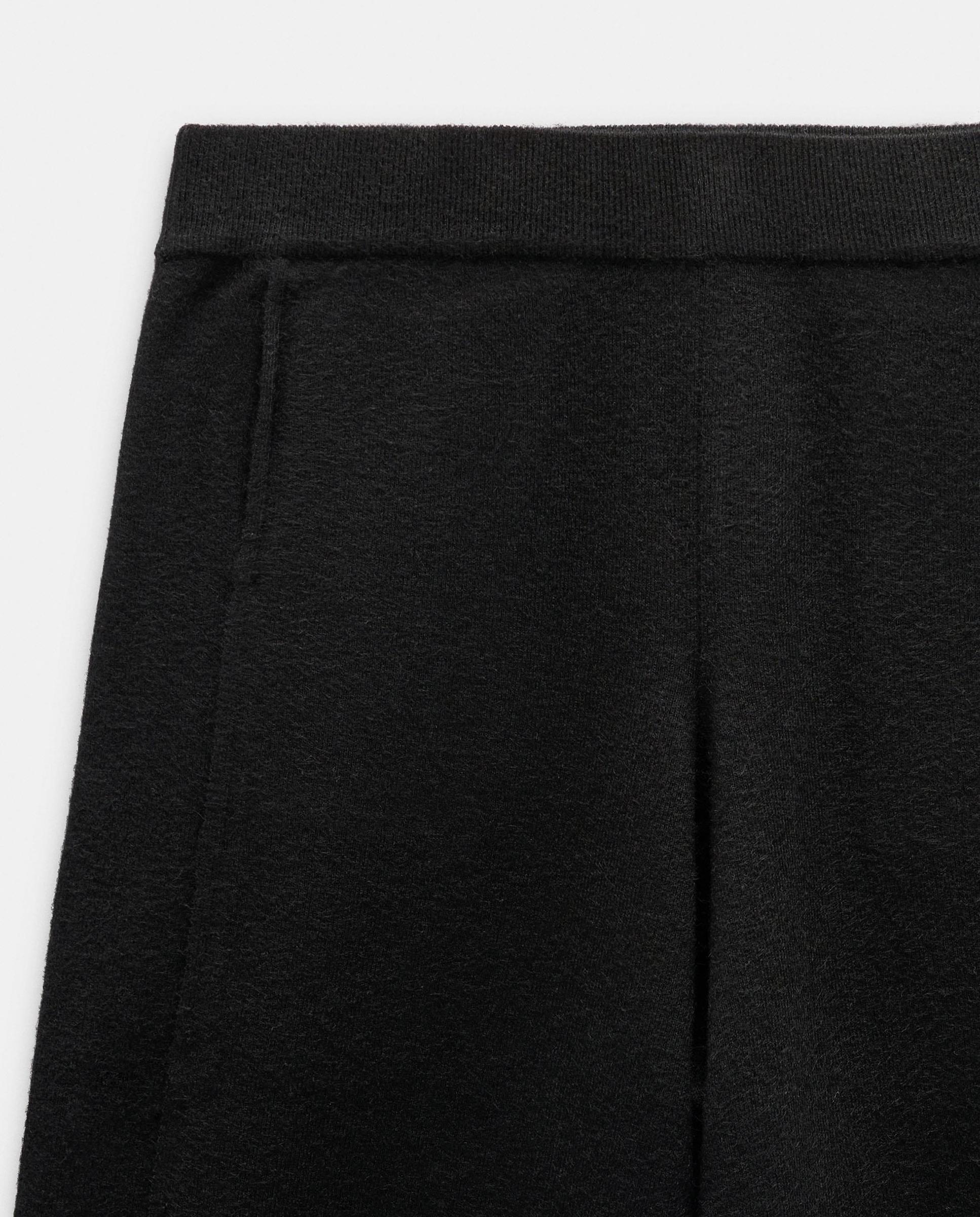 Imagen 5 de Pantalones rectos de mujer de punto con cintura elástica en liso - Parfois - Negro Negro
