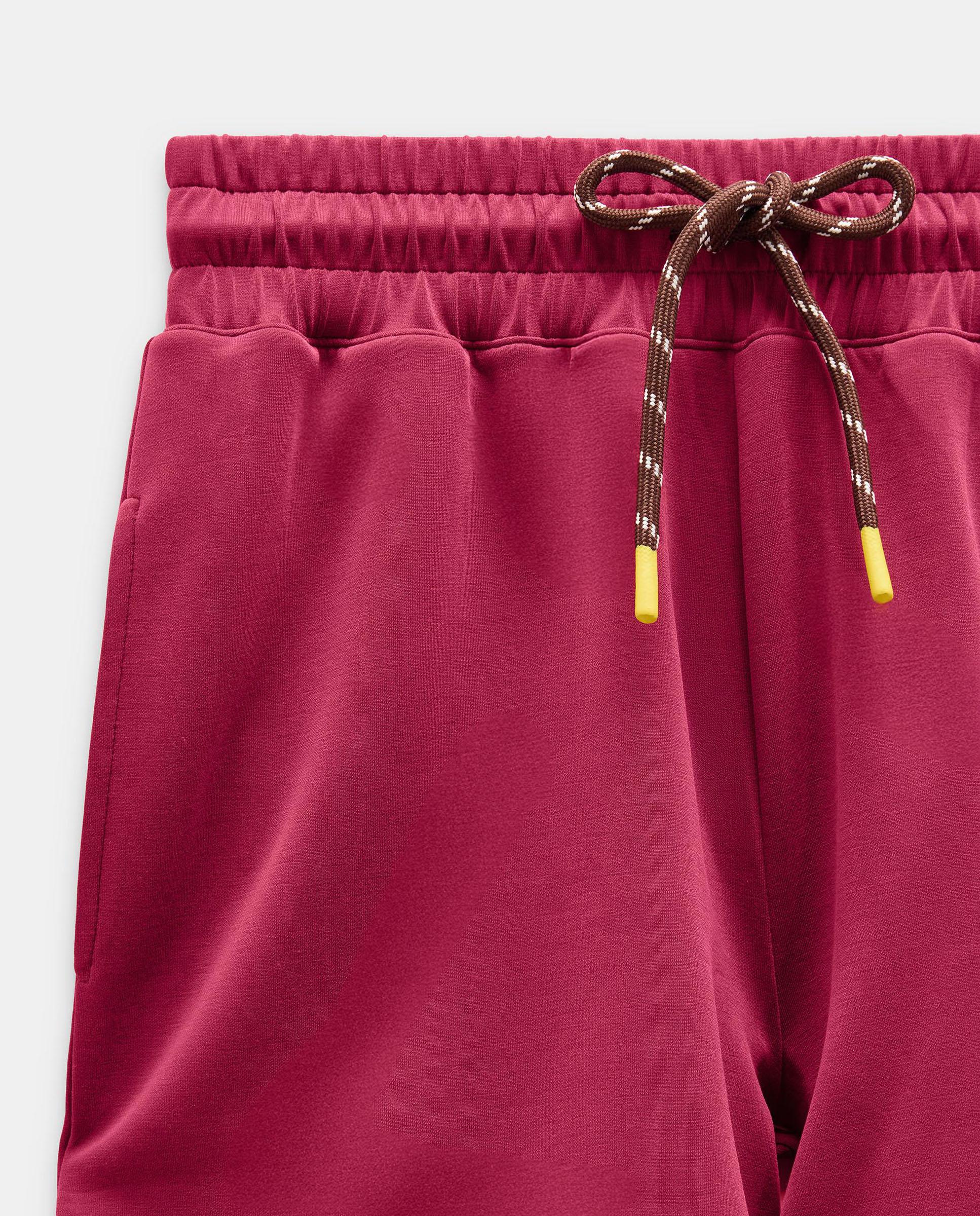 Short de mujer con cierre de cordón en liso - Parfois - Rojo Rojo-6