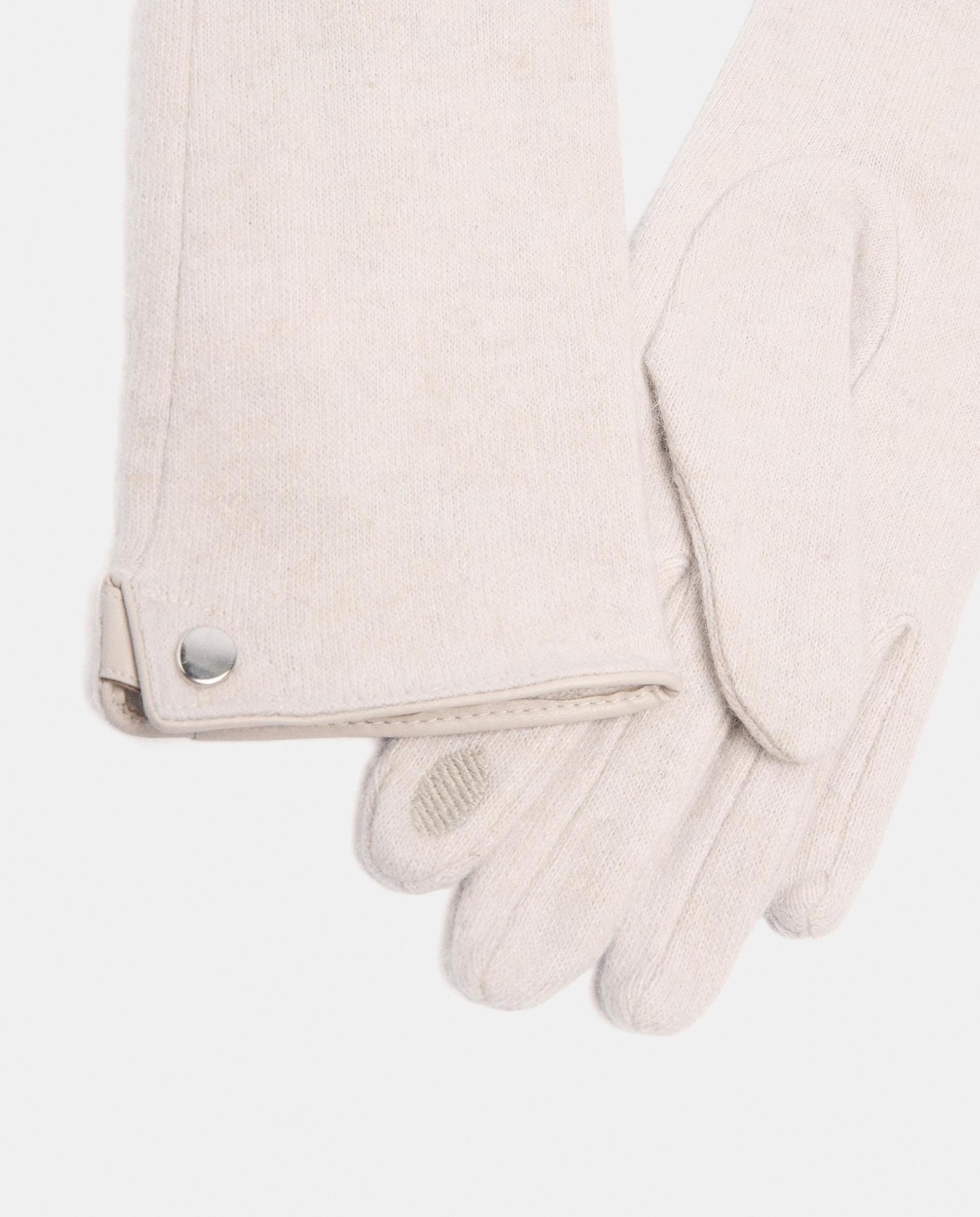 Guantes de punto de mujer 100% lana en liso - Parfois - Crudo Crudo-3
