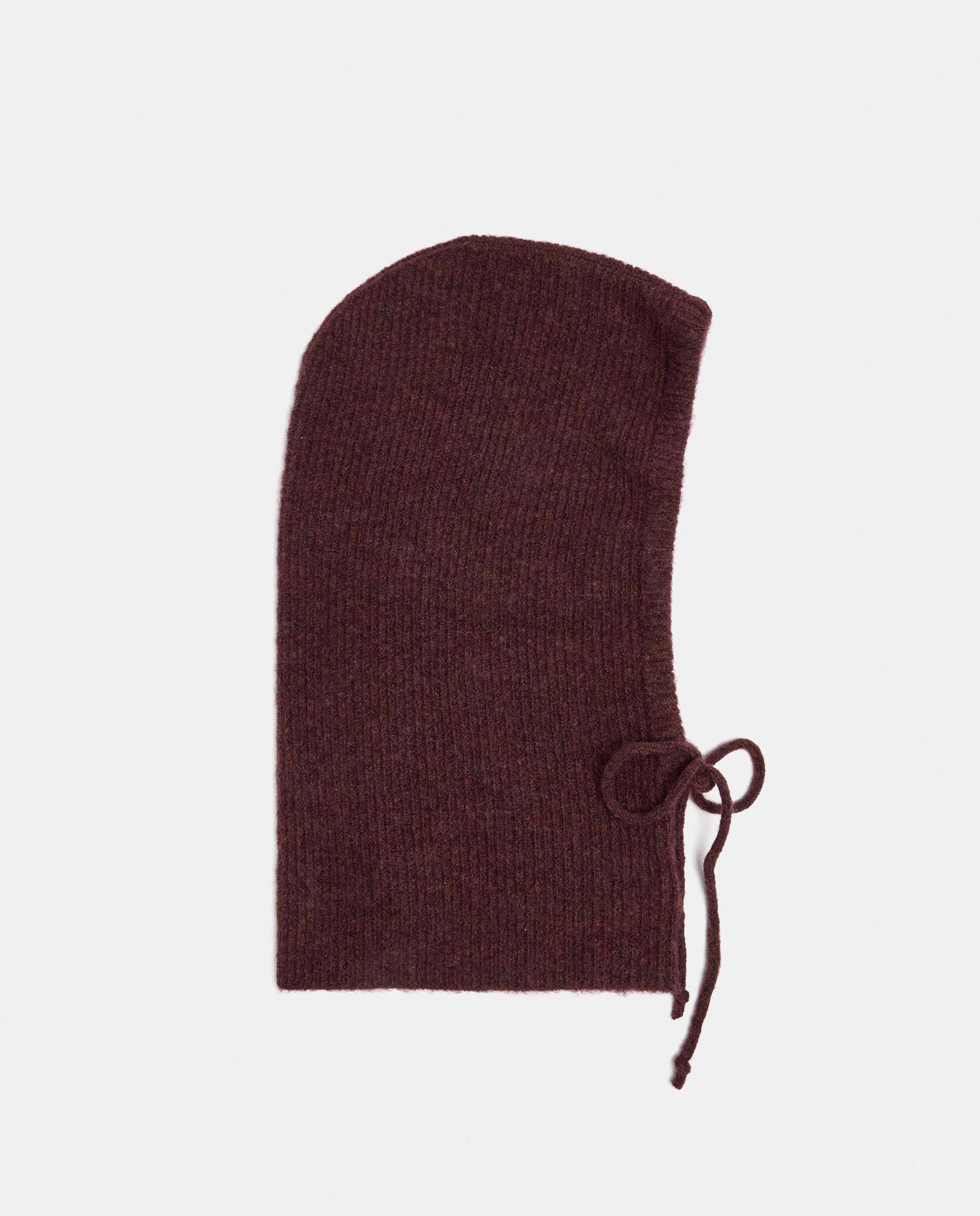 Gorro de mujer con cordón ajustable en liso - Parfois - Burdeos Burdeos-2