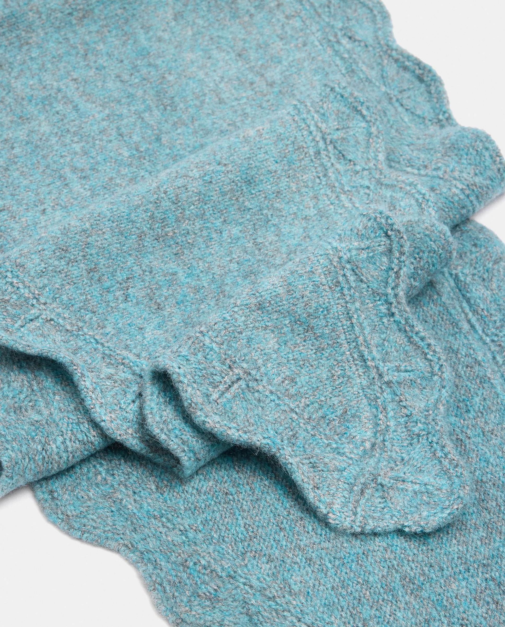 Mantón con bordes redondeados en liso - Parfois - Azul Azul-3
