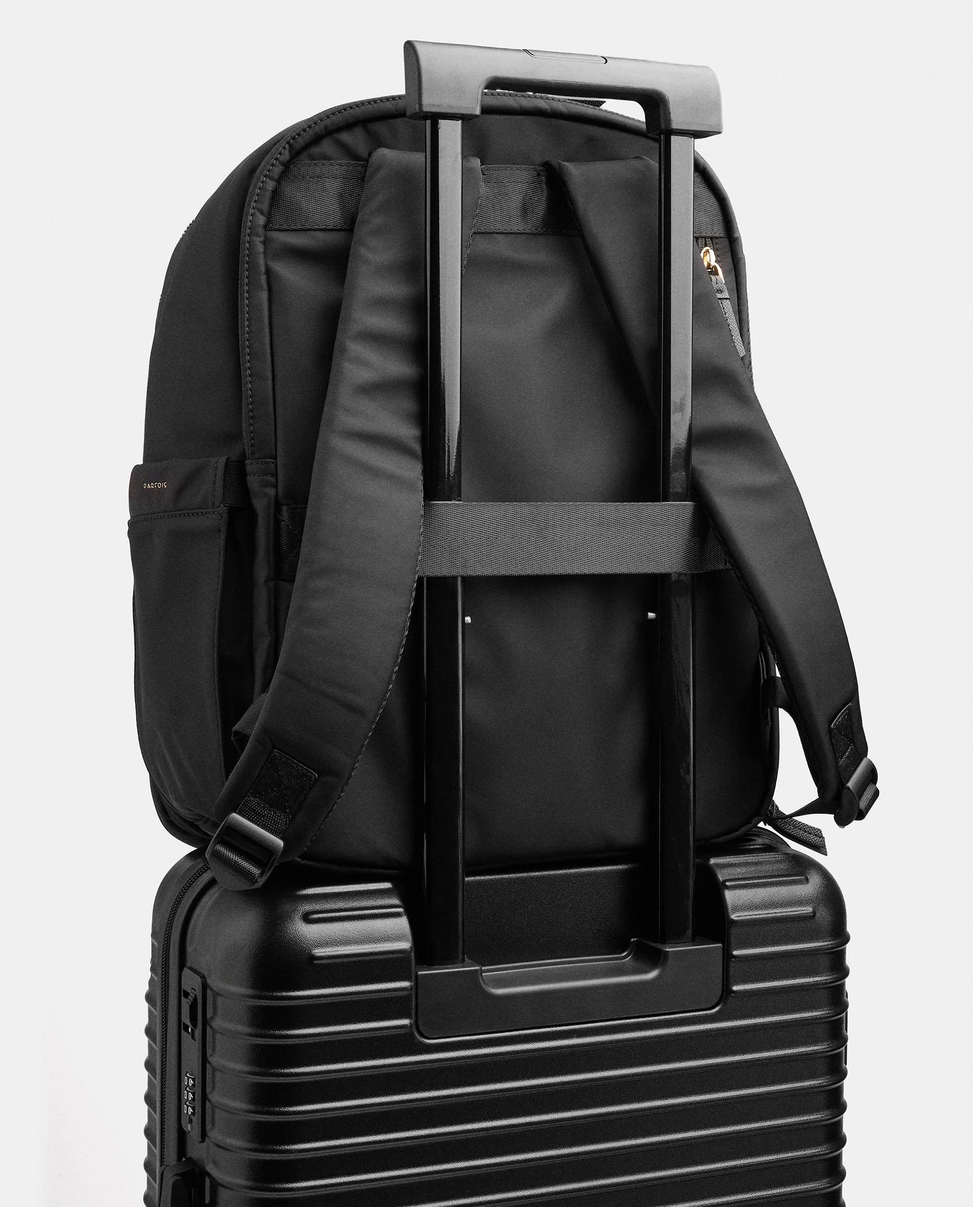 Mochila de mujer con varios compartimentos y cierre de cremallera en liso - Parfois - Negro Negro-5