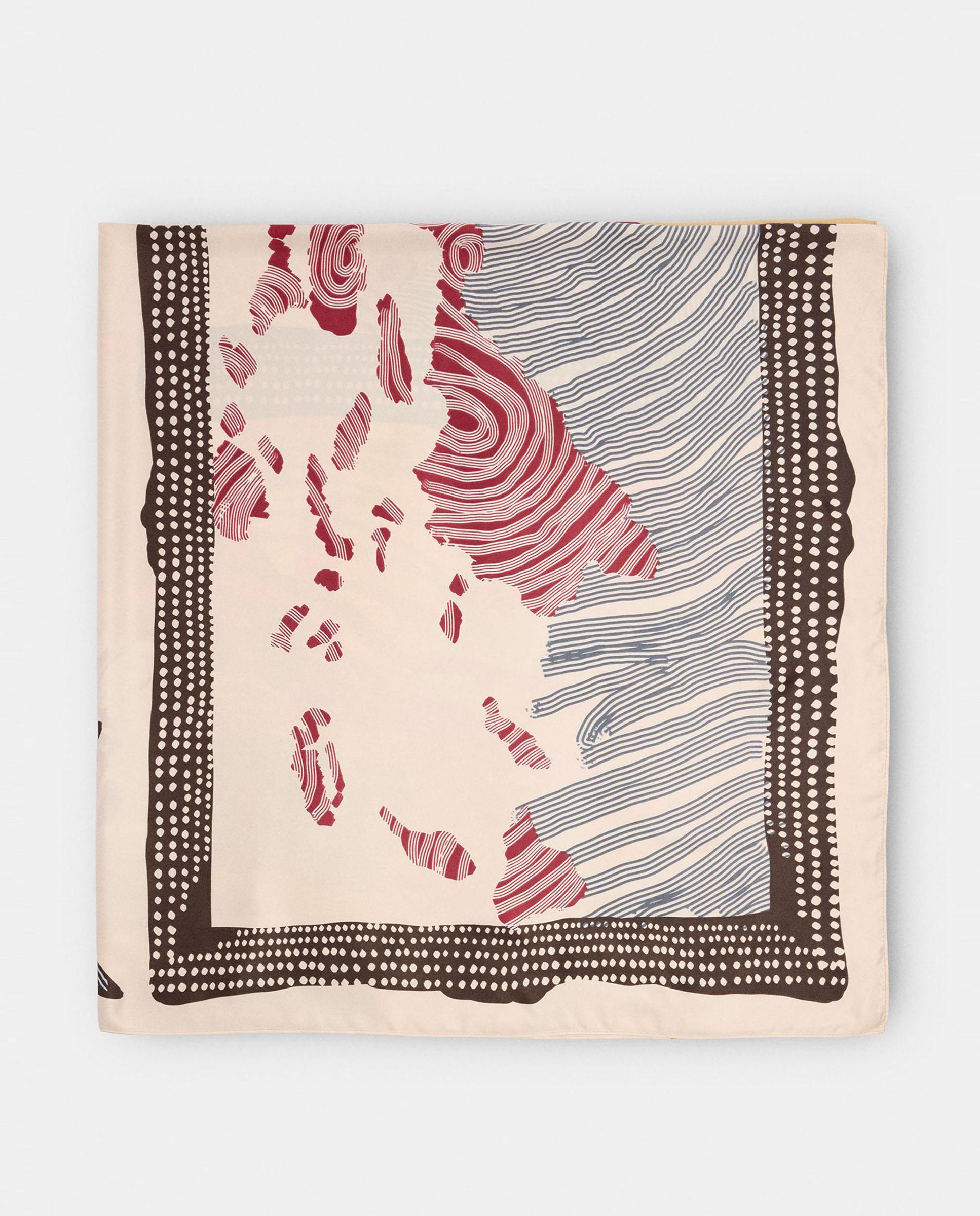 Pañuelo cuadrado con estampados - Parfois - Rosa Rosa-1