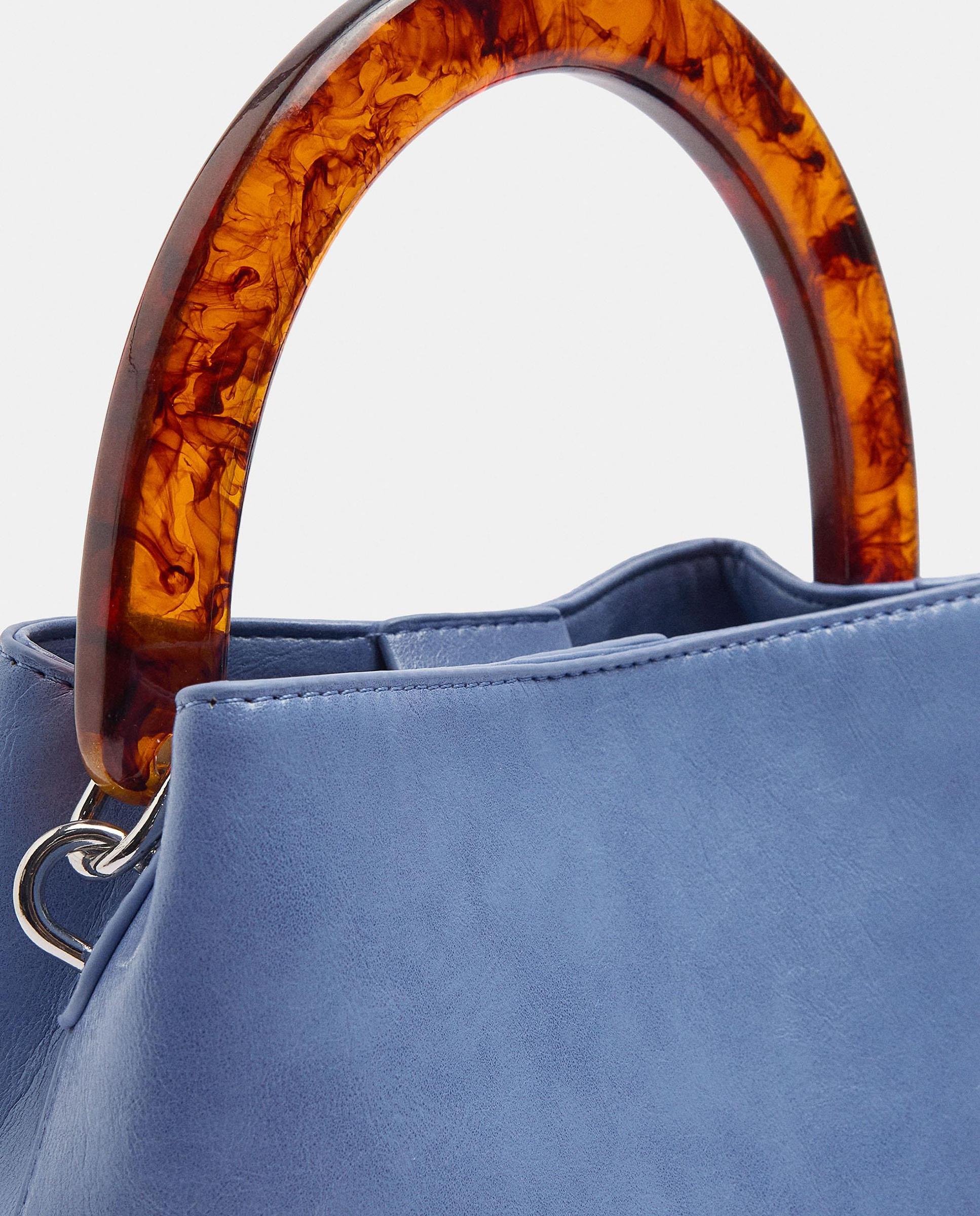 Imagen 2 de Bolso de fiesta convertible a bandolera con asa rígida y cierre imantado - Parfois - Azul Azul
