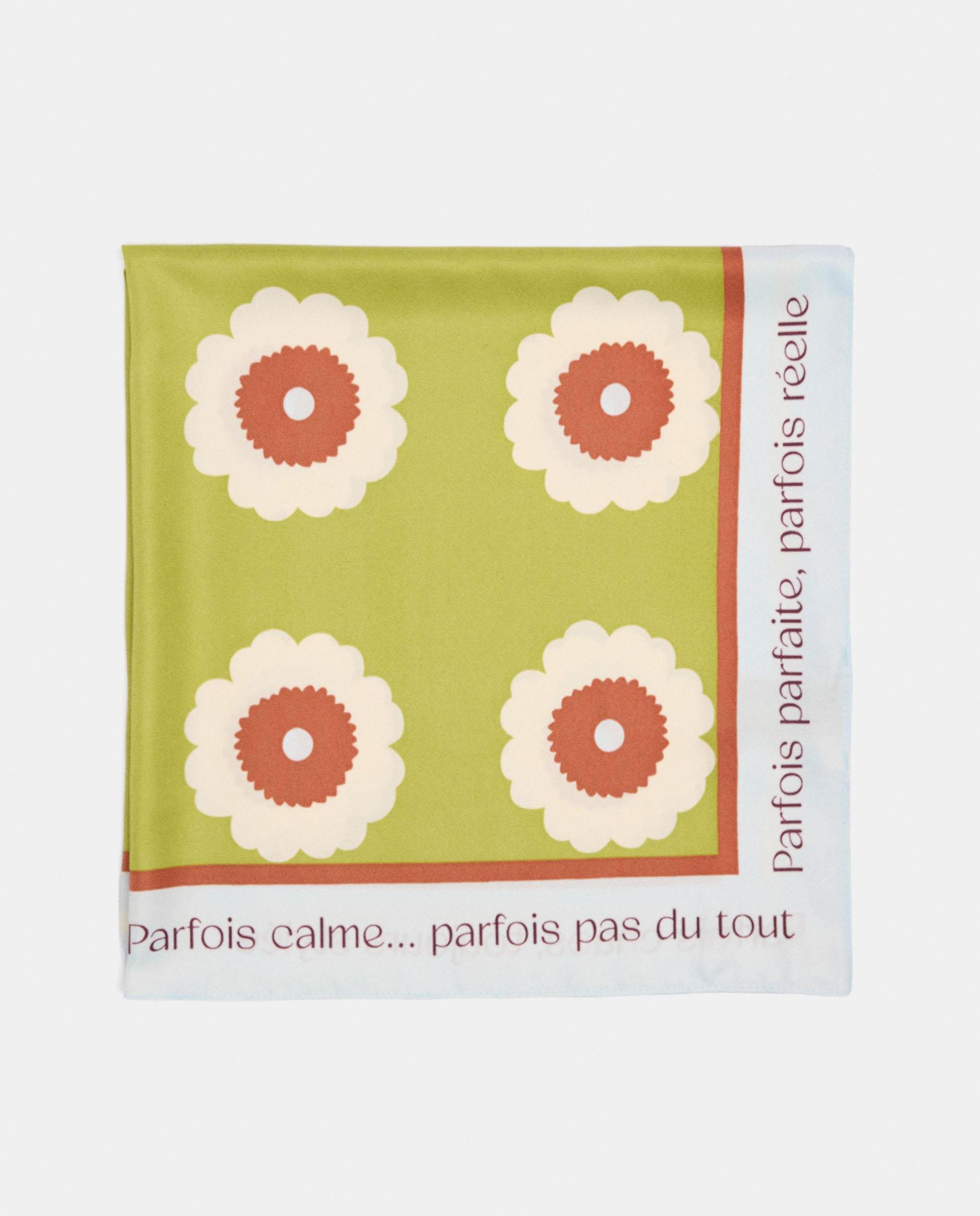 Pañuelo cuadrado con estampado floral - Parfois - Lima Lima-1