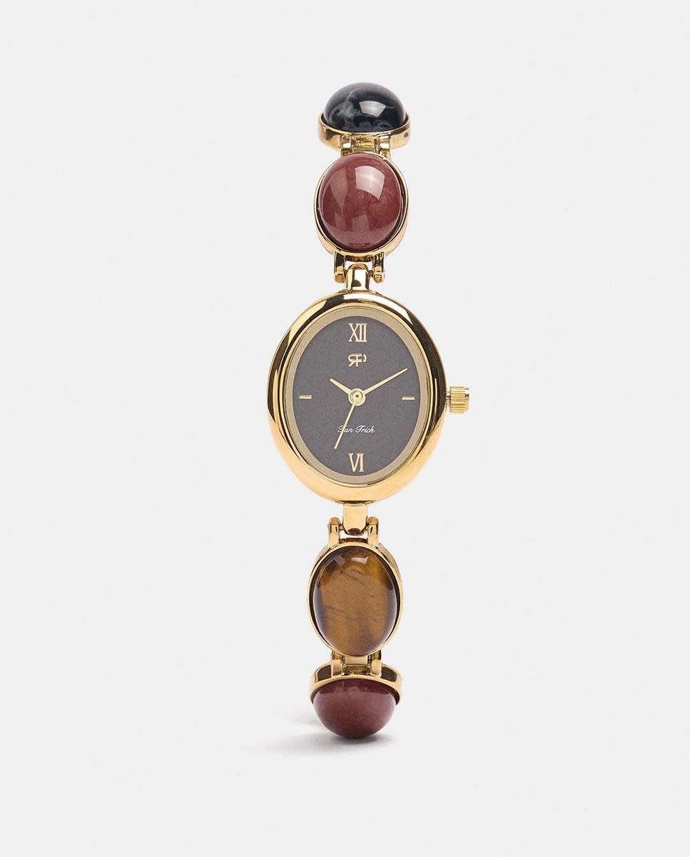 Reloj de mujer con eslabones de piedras - Parfois - Multicolor Multicolor-1
