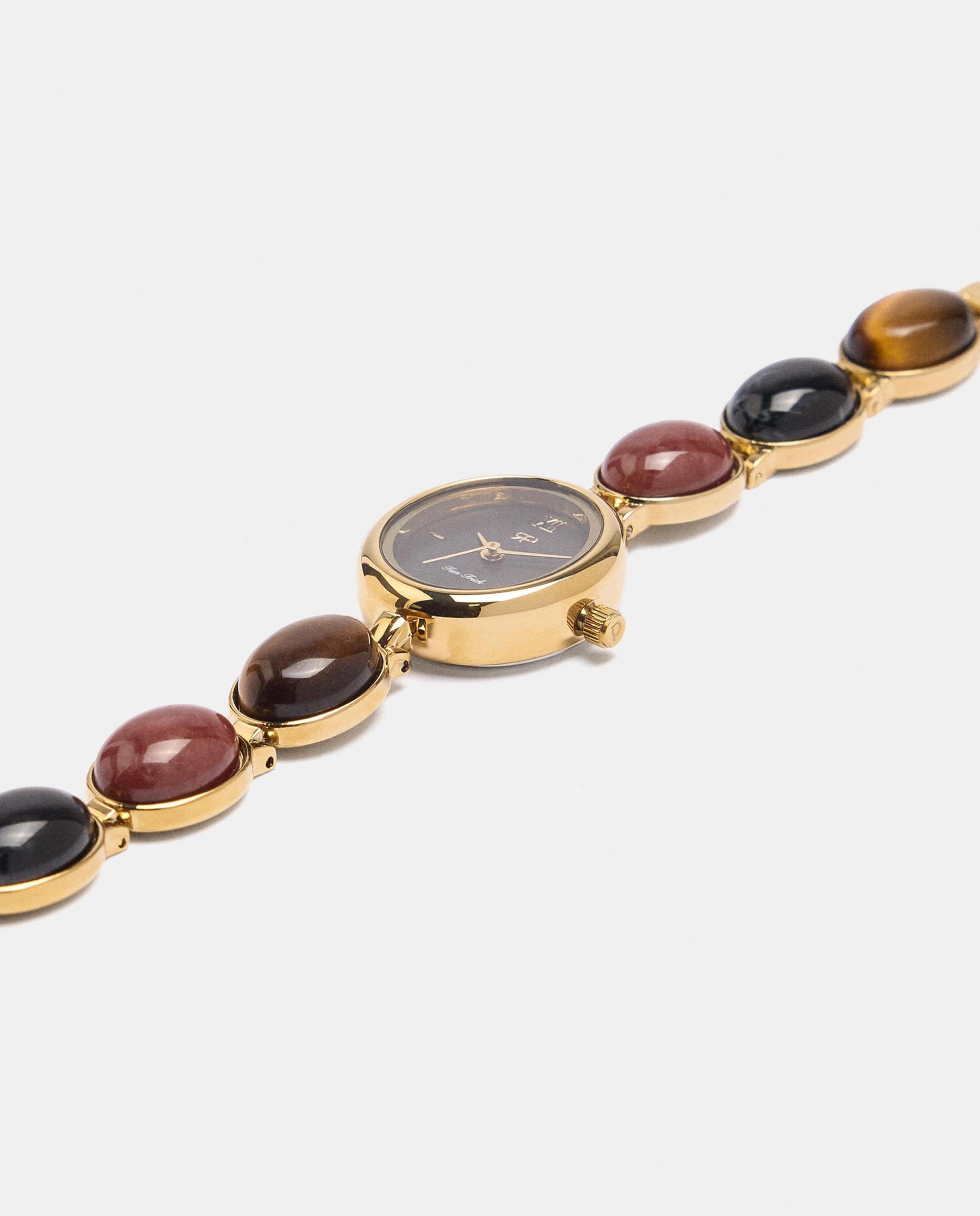 Reloj de mujer con eslabones de piedras - Parfois - Multicolor Multicolor-2