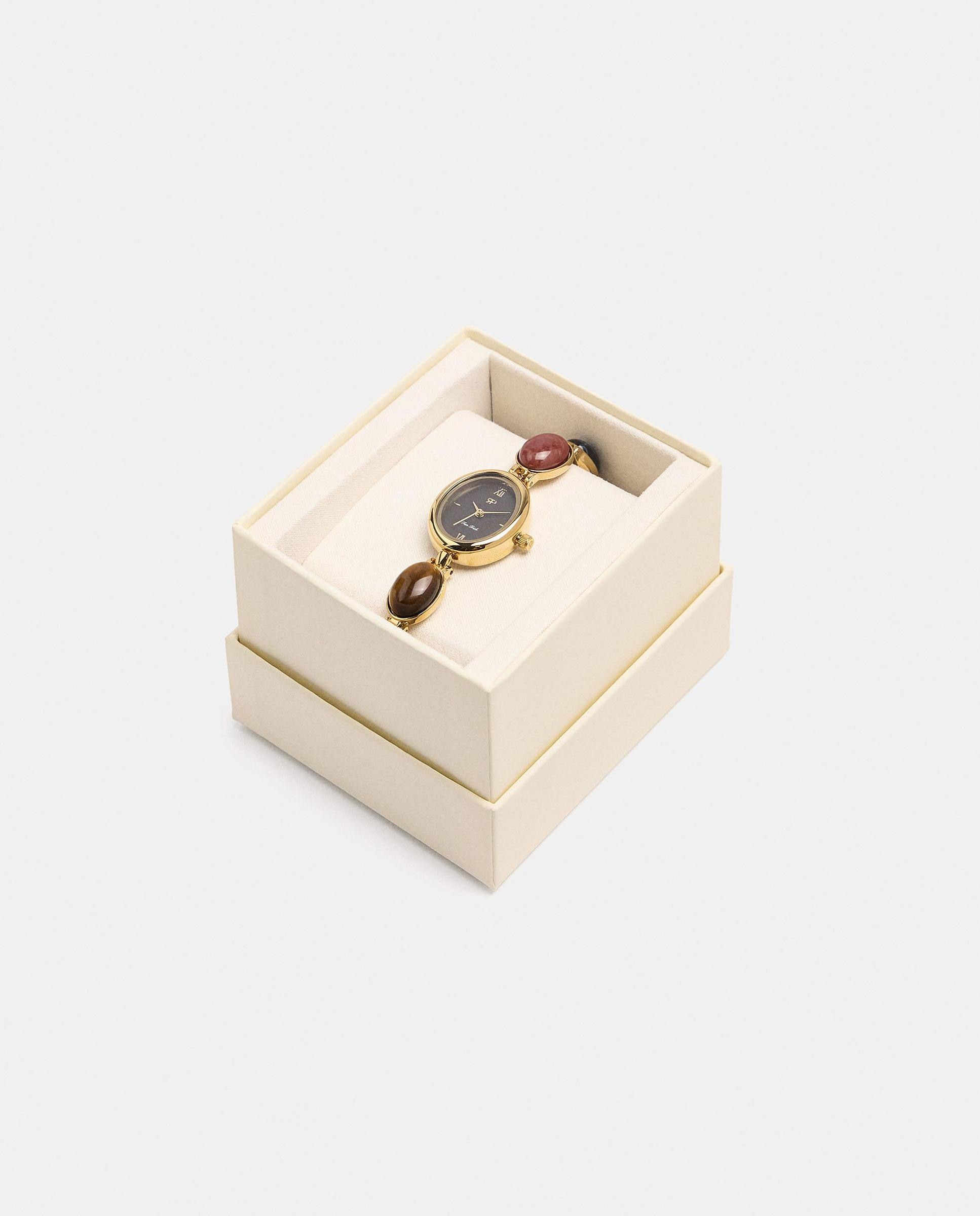 Reloj de mujer con eslabones de piedras - Parfois - Multicolor Multicolor-4