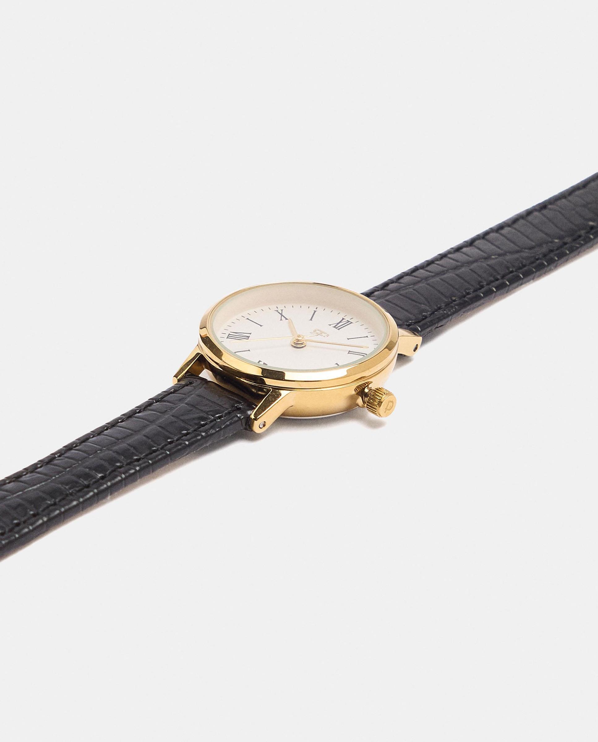 Reloj de mujer con correa de hebilla en liso - Parfois - Negro Negro-2