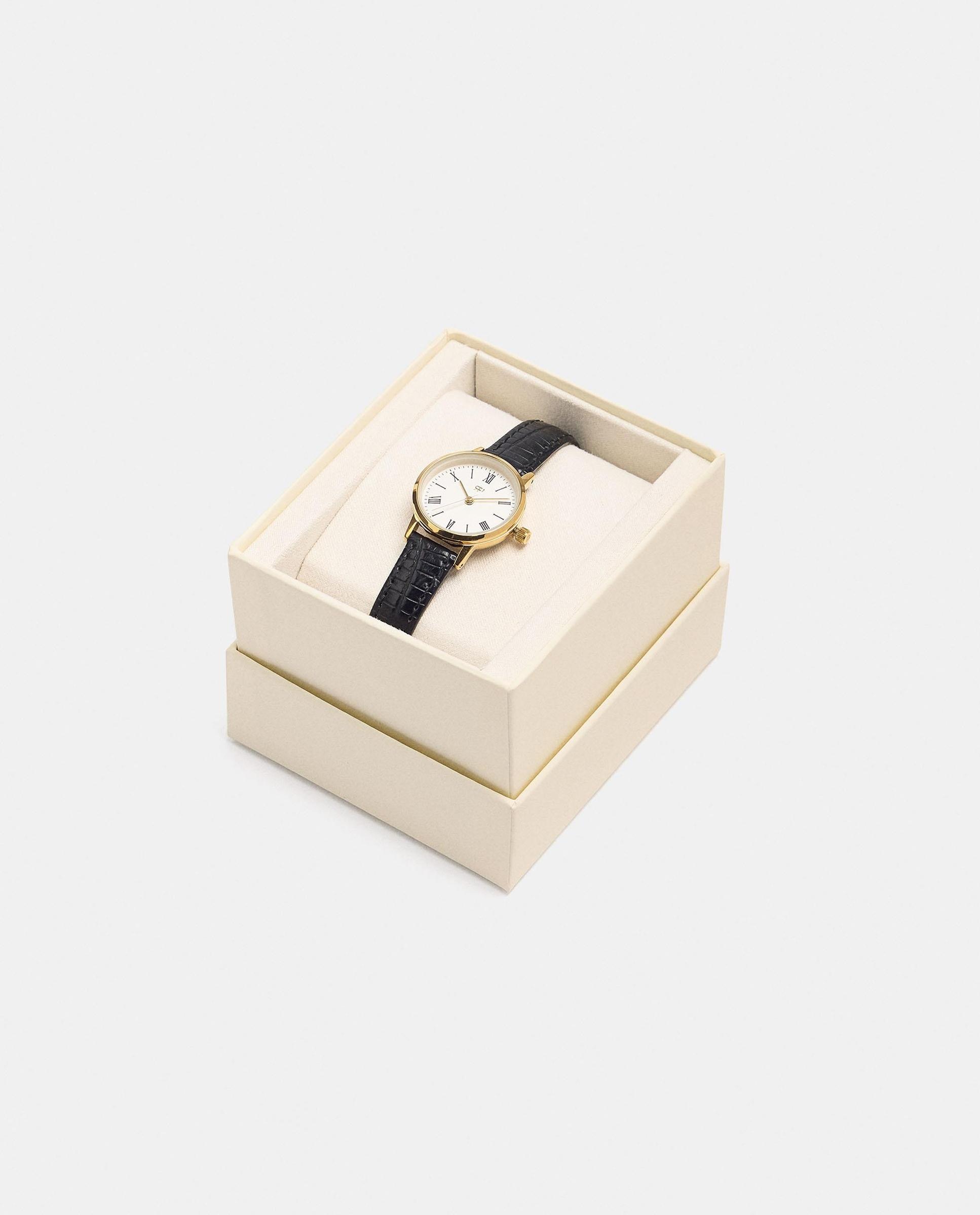 Reloj de mujer con correa de hebilla en liso - Parfois - Negro Negro-4