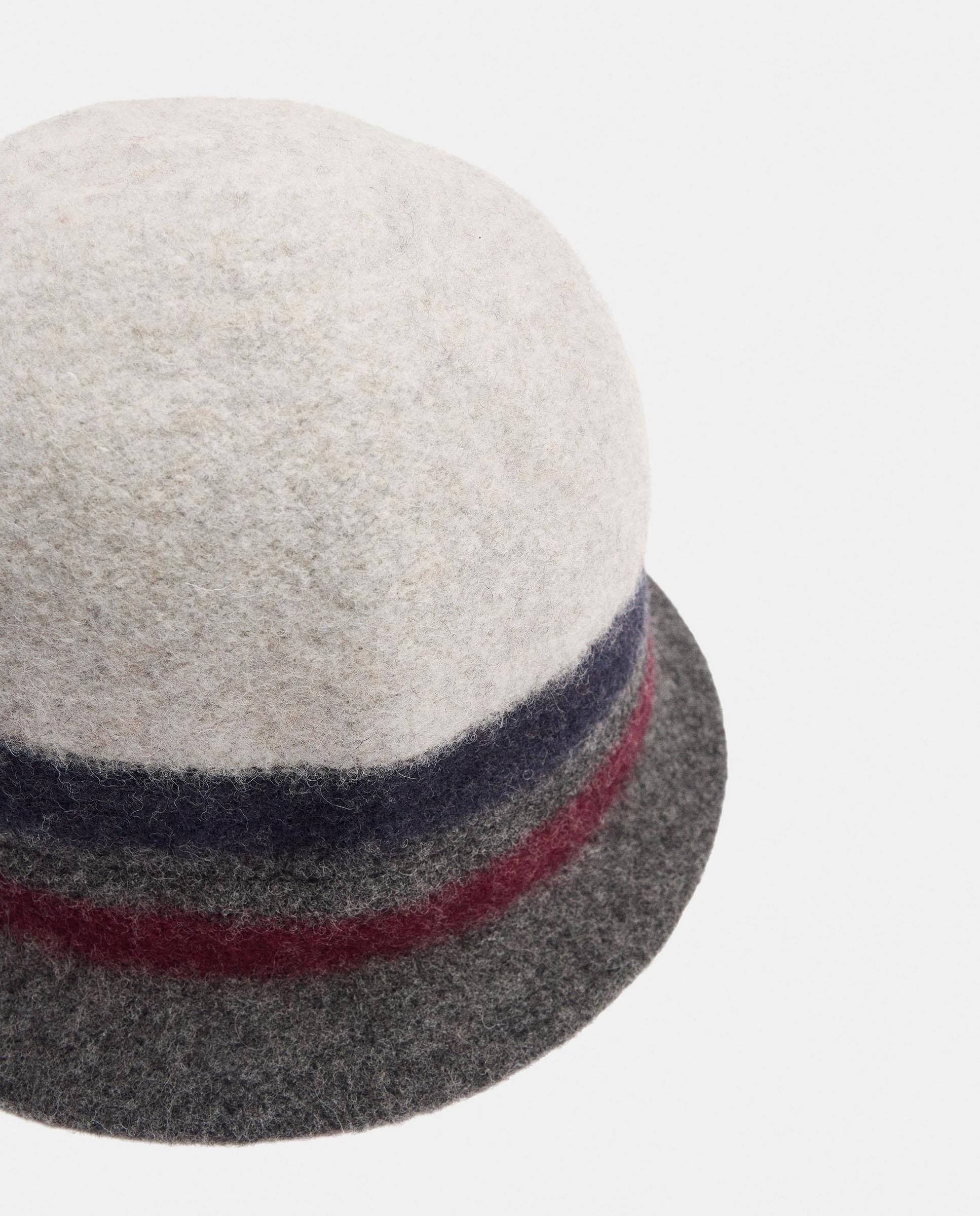 Imagen 3 de Gorro de mujer estilo bucket con rayas - Parfois - Multicolor Multicolor