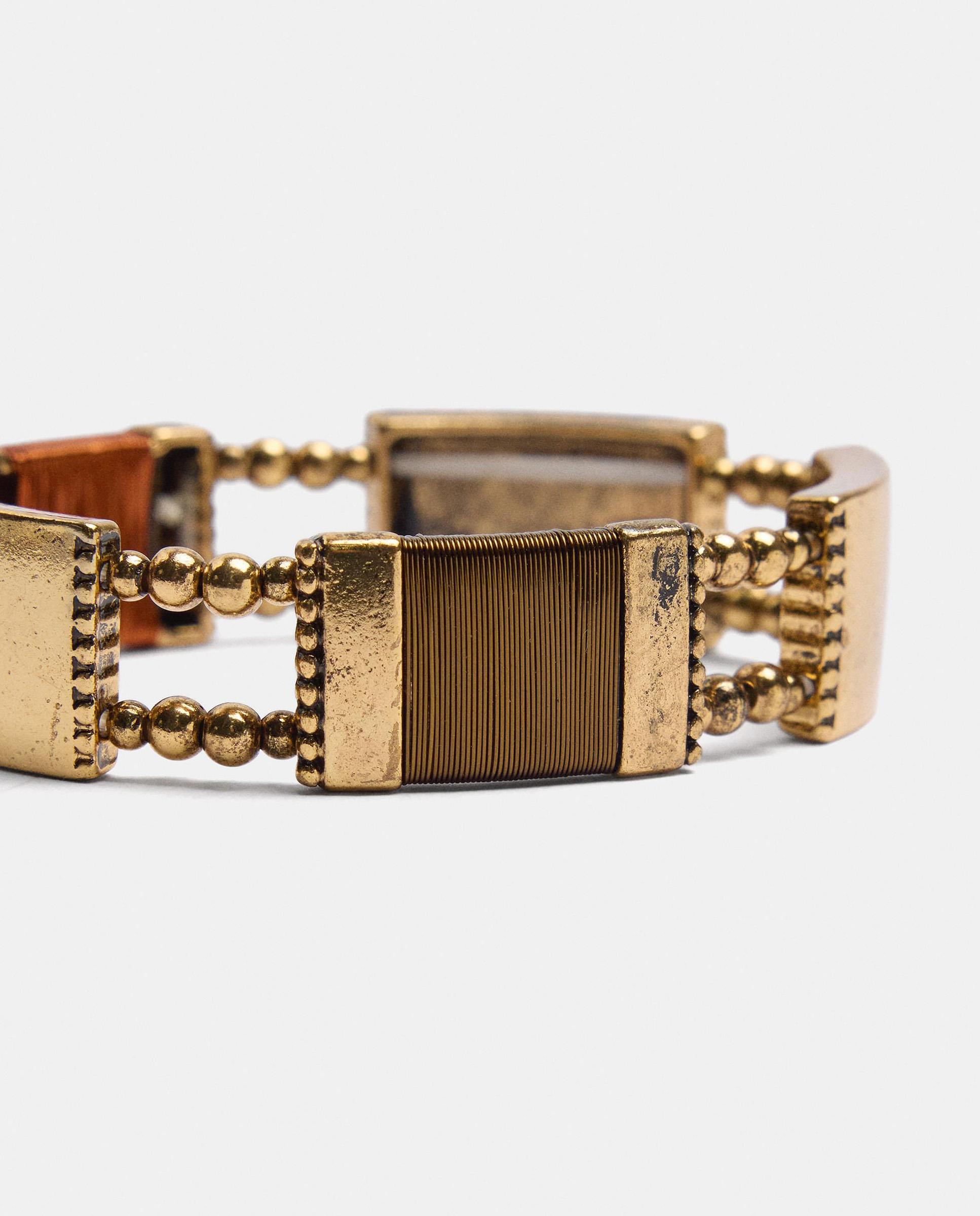 Imagen 2 de Pulsera con cuentas decorativas segmentadas - Parfois - Multicolor Multicolor