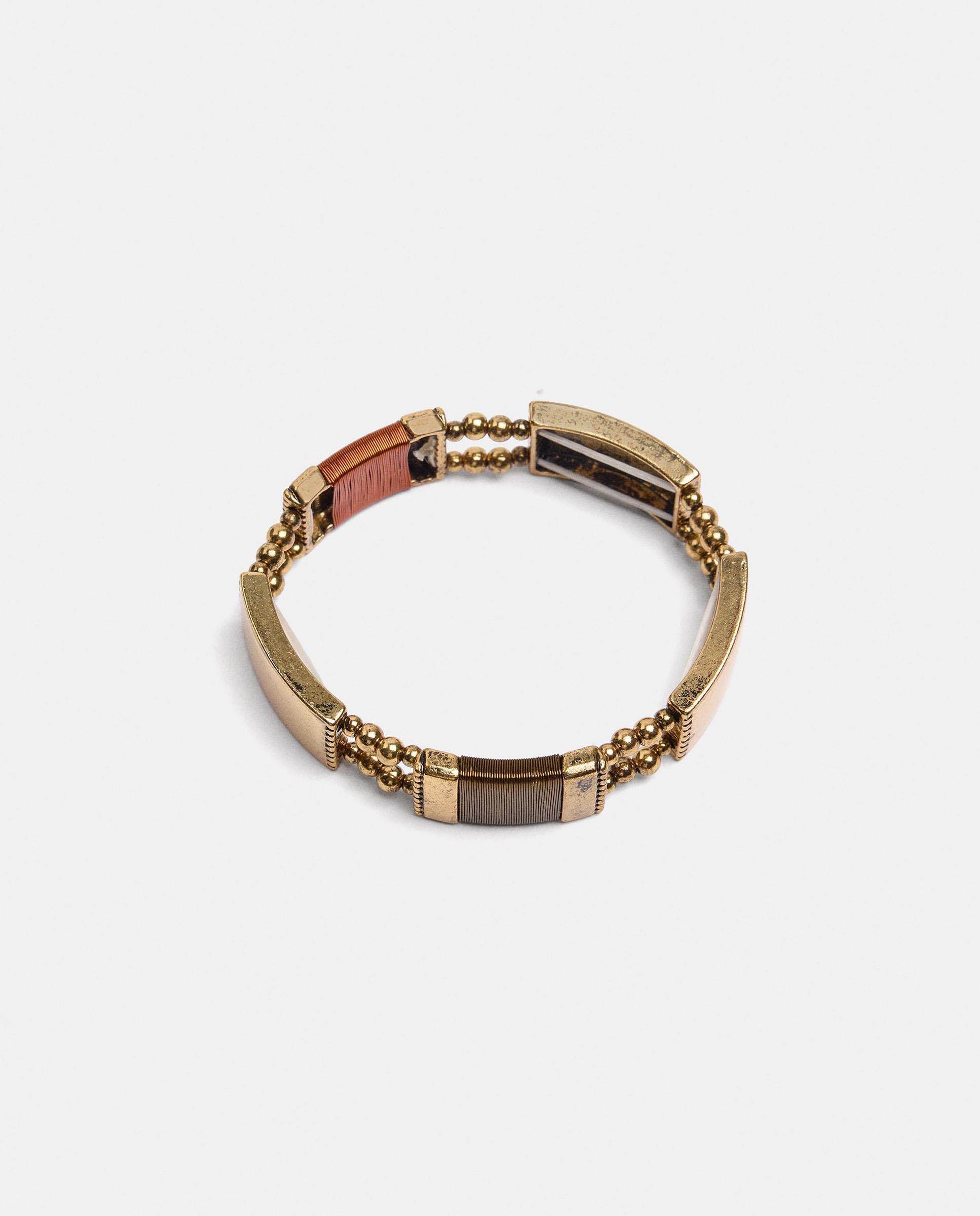 Imagen 3 de Pulsera con cuentas decorativas segmentadas - Parfois - Multicolor Multicolor