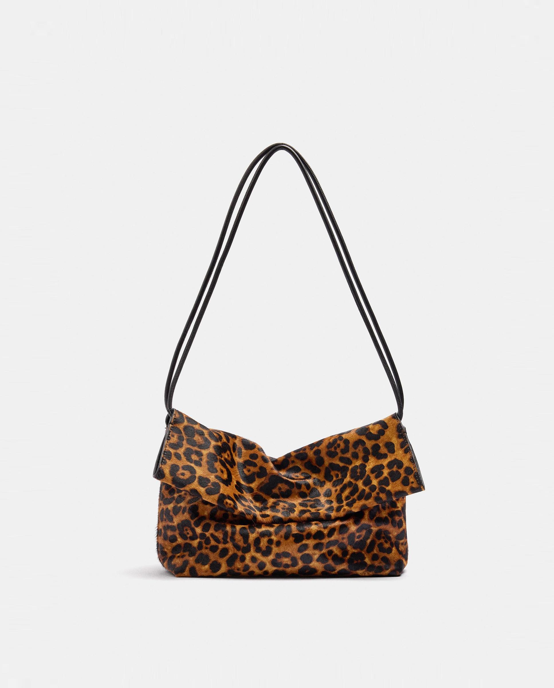 Bolso de hombro con cierre imantado y estampado animal print - Parfois - Multicolor Multicolor-1