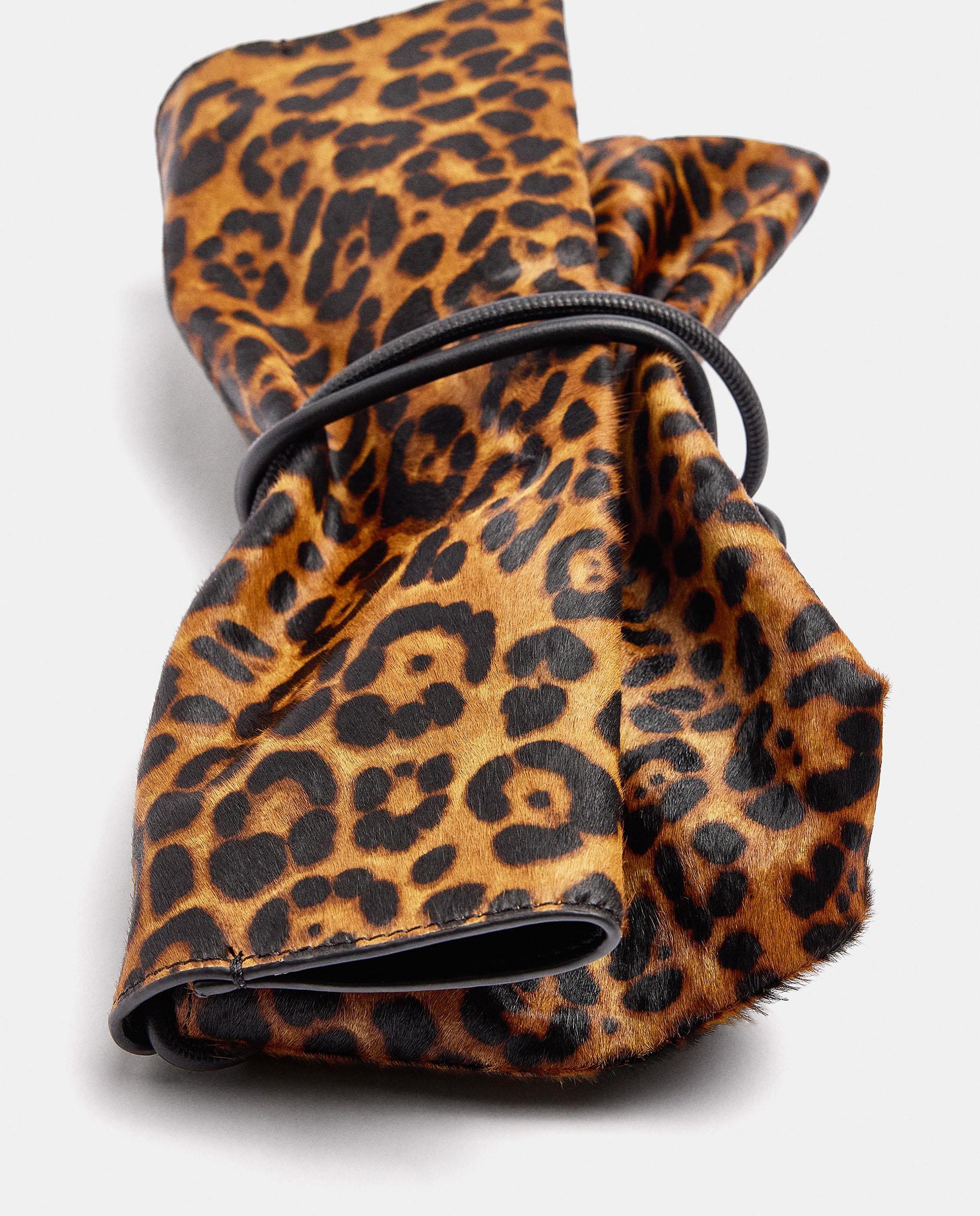 Bolso de hombro con cierre imantado y estampado animal print - Parfois - Multicolor Multicolor-3