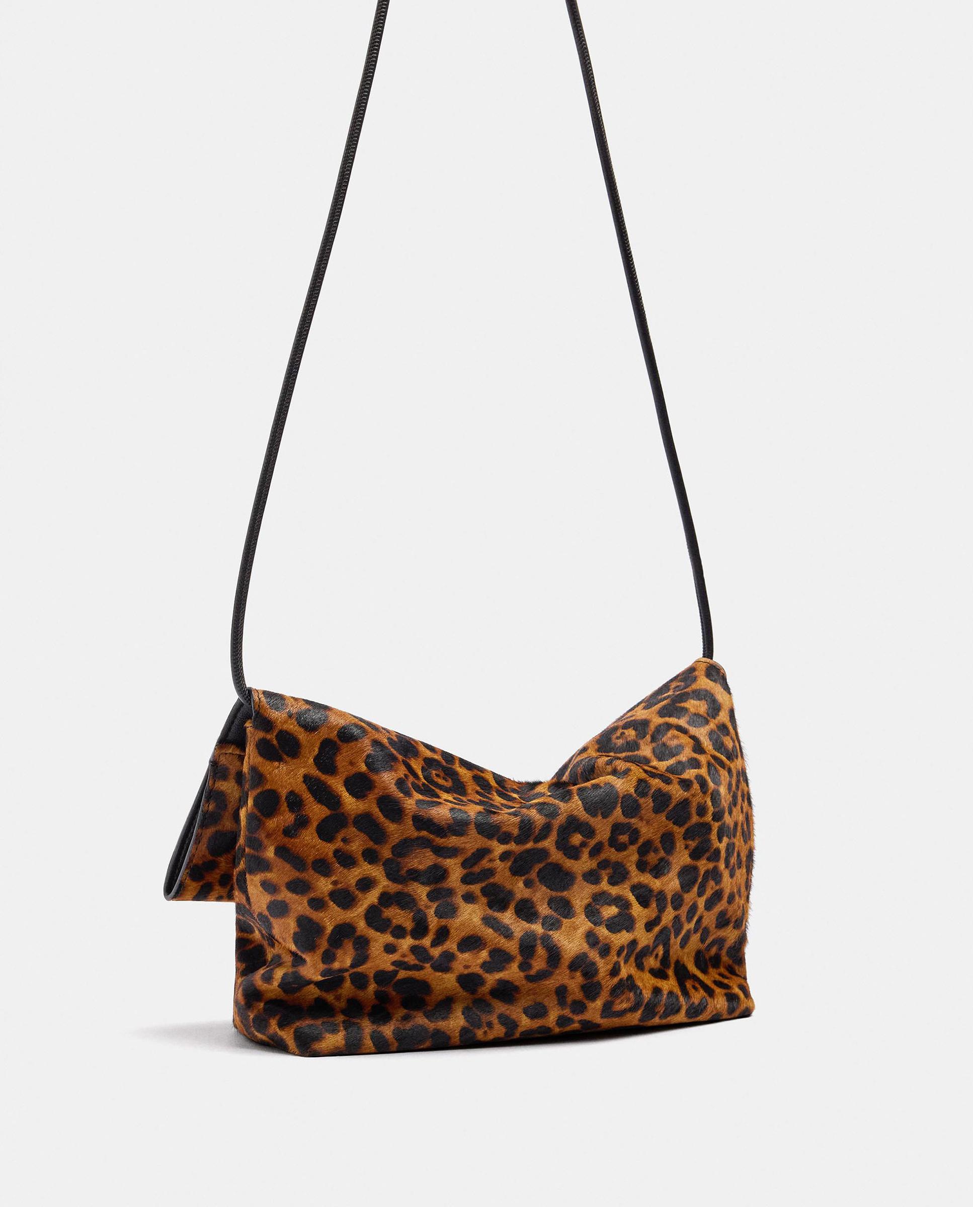 Bolso de hombro con cierre imantado y estampado animal print - Parfois - Multicolor Multicolor-2