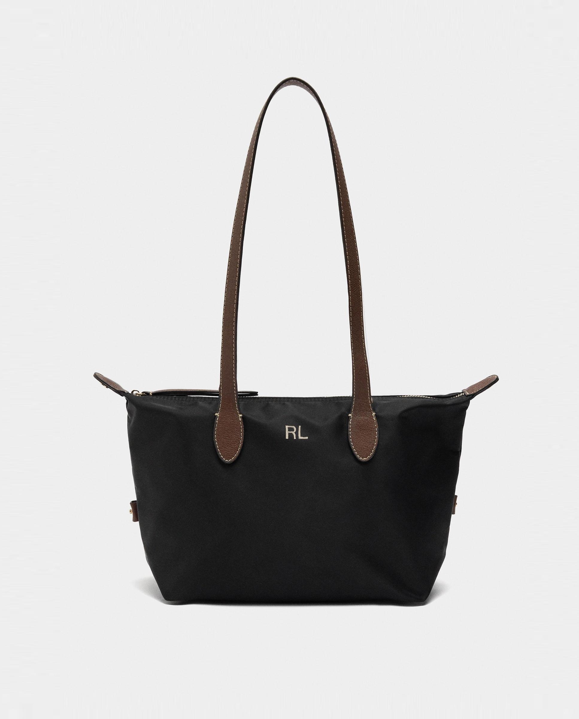 Shopper con cierre de cremallera en liso - Parfois - Negro Negro-1