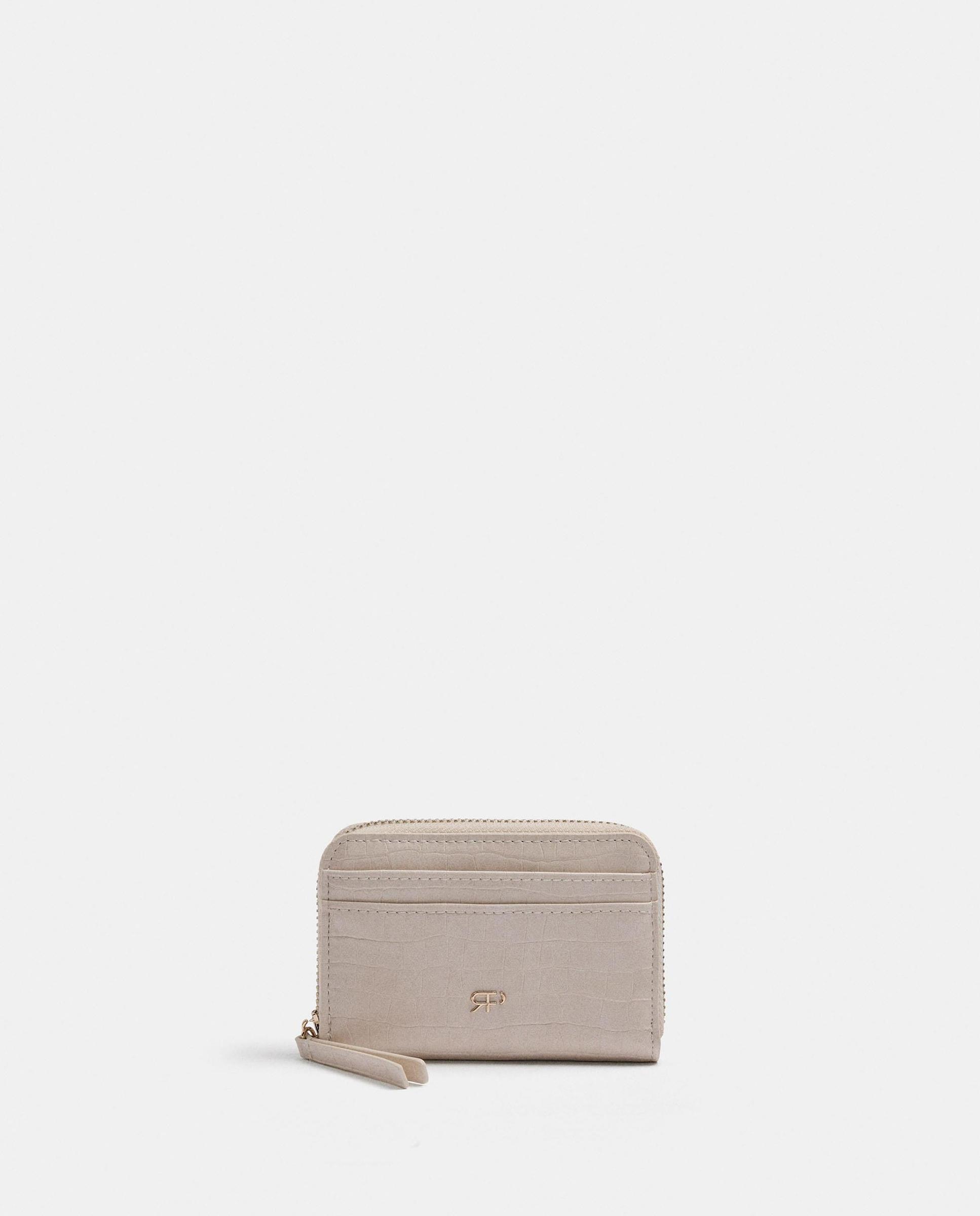 Cartera de mujer mediana con cierre de cremallera - Parfois - Crudo Crudo-1