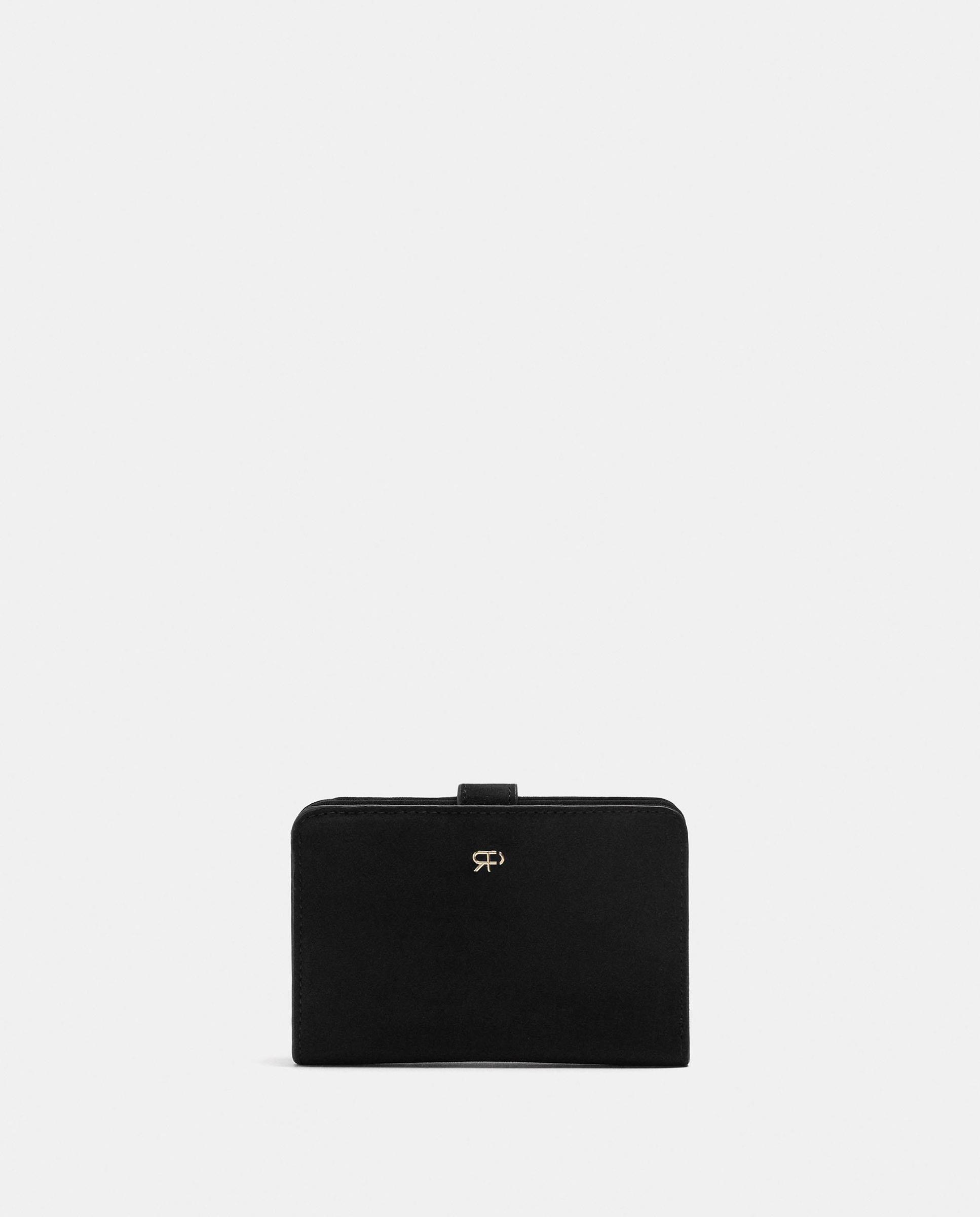 Cartera de mujer mediana con cierre de cremallera - Parfois - Negro Negro-1