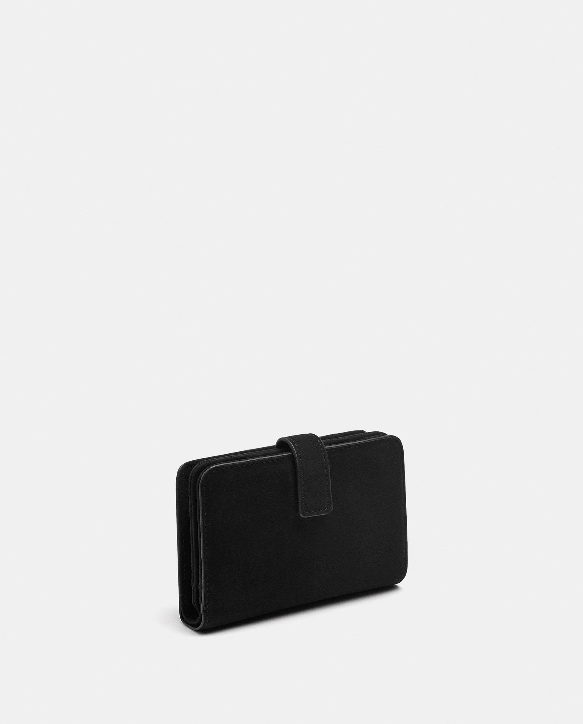 Cartera de mujer mediana con cierre de cremallera - Parfois - Negro Negro-2