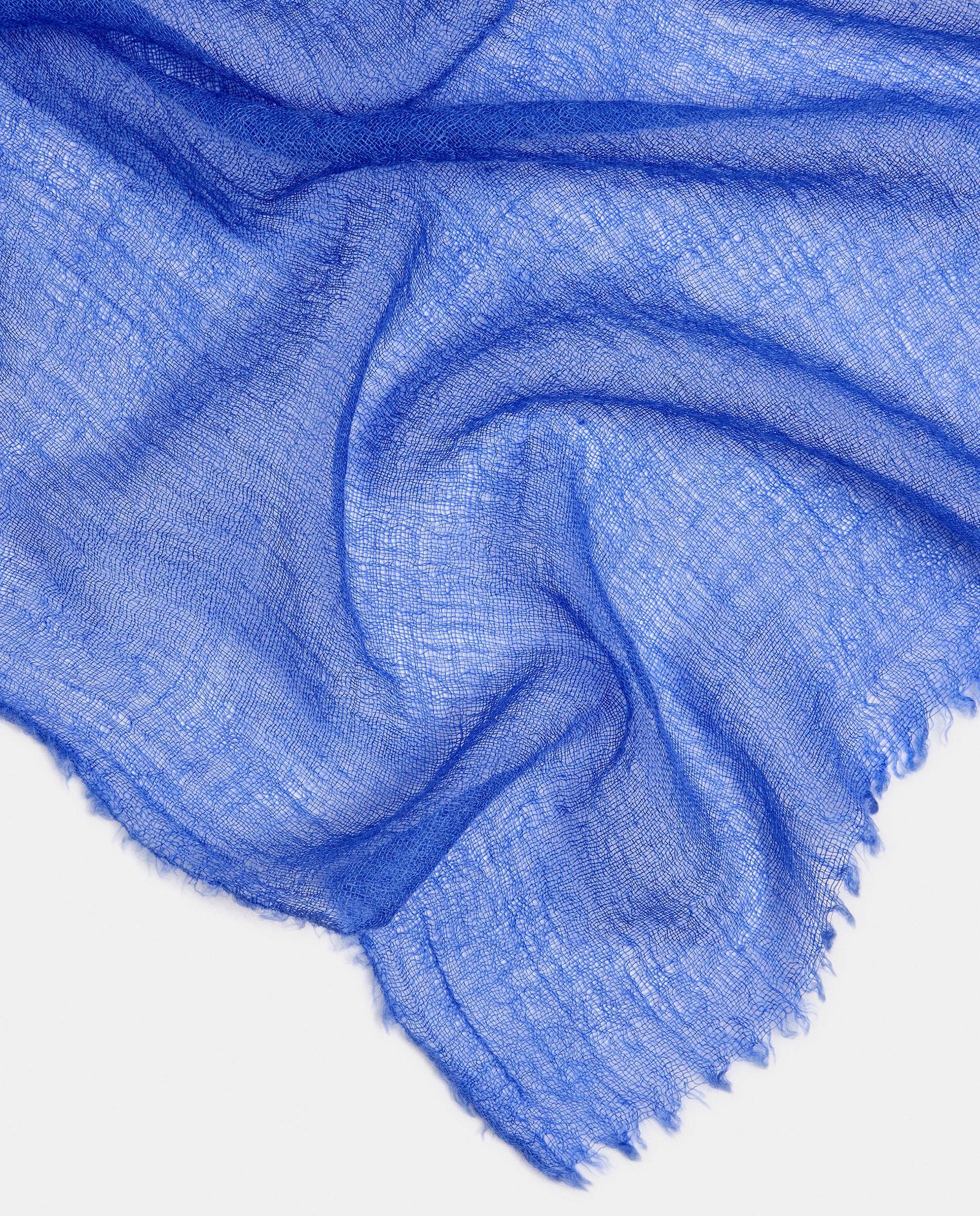 Pañuelo con pespuntes en liso - Parfois - Azul Azul-2