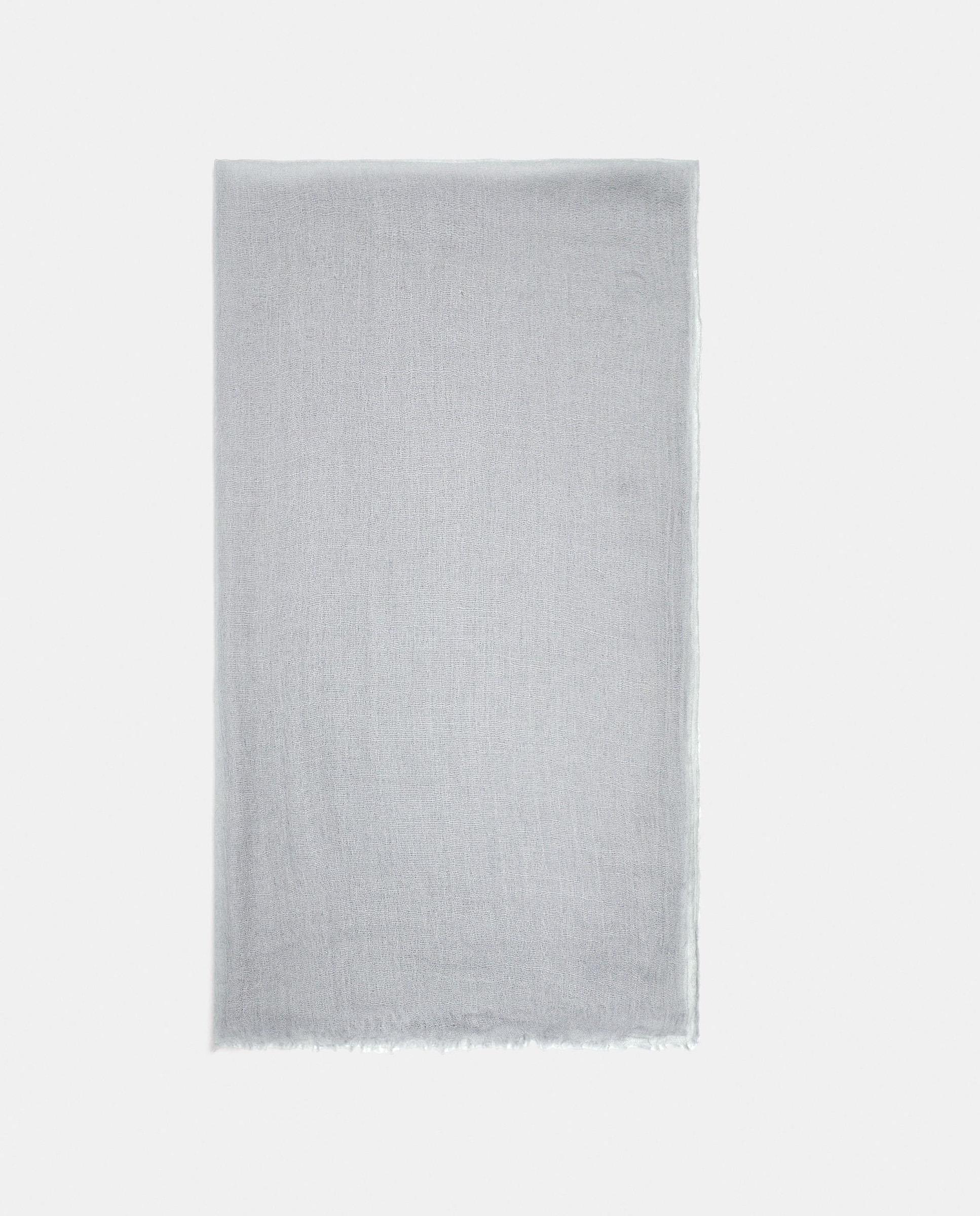 Pañuelo con pespuntes en liso - Parfois - Gris Gris-1