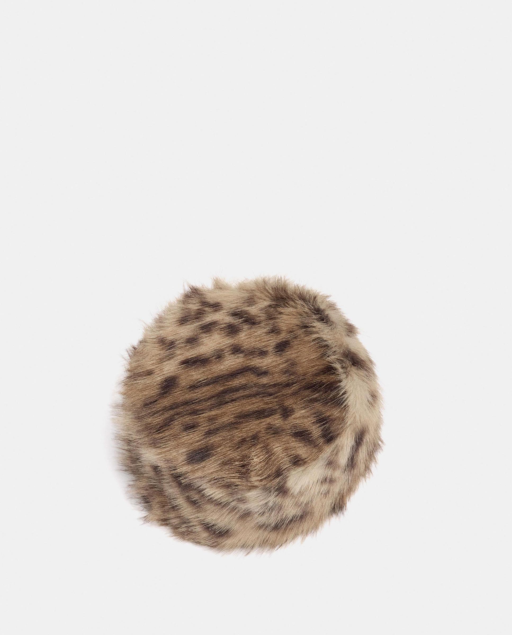 Gorro de mujer estilo pillbox de pelito con estampado animal print - Parfois - Marrón Marrón-2