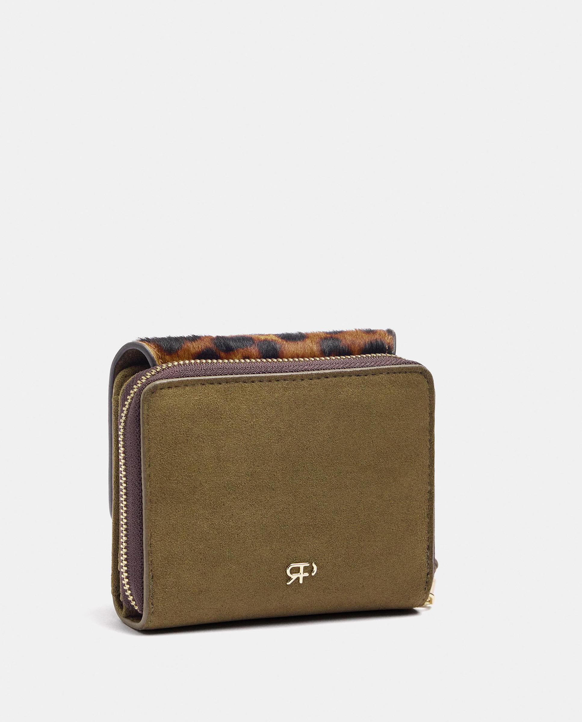 Cartera de mujer pequeña con estampado animal print - Parfois - Multicolor Multicolor-2