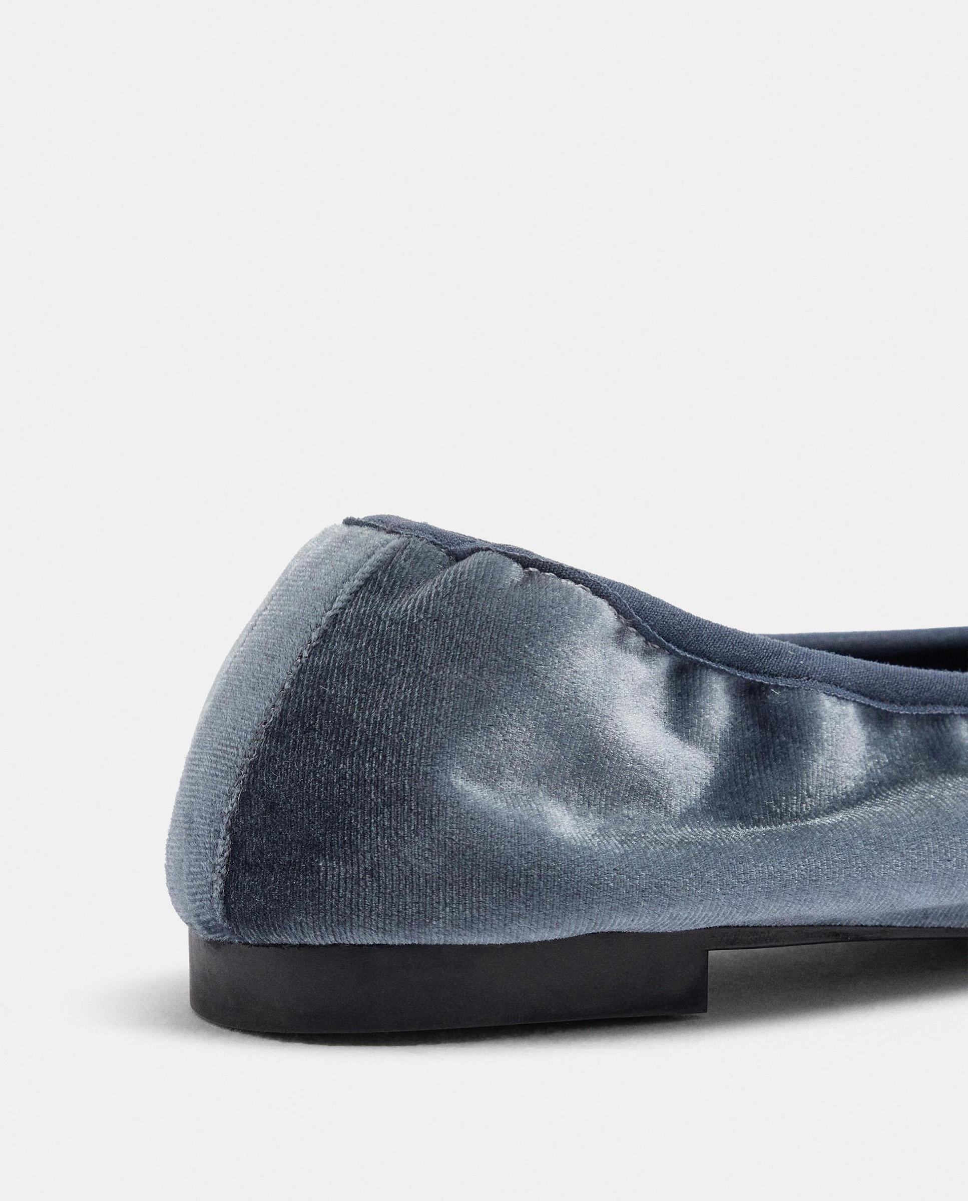 Imagen 6 de Bailarinas planas de mujer con detalle de lazada en liso - Parfois - Azul claro Azul claro