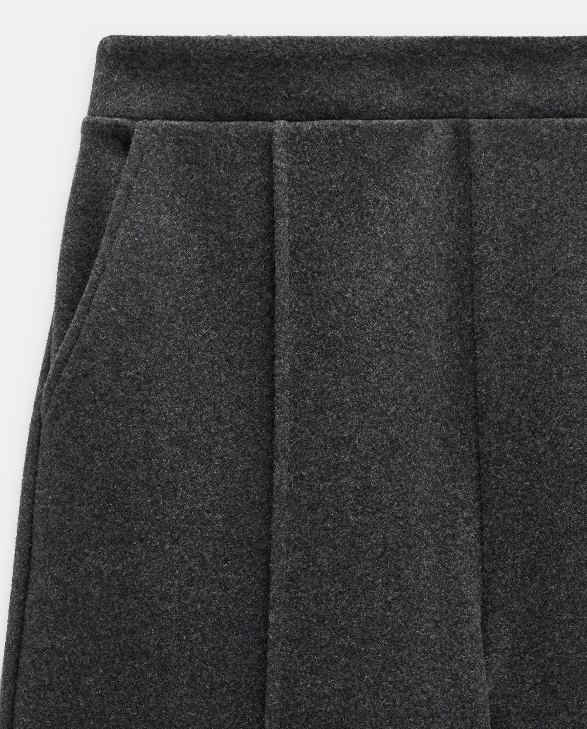 Imagen 6 de Pantalones rectos con cintura elástica en liso - Parfois - Gris Gris