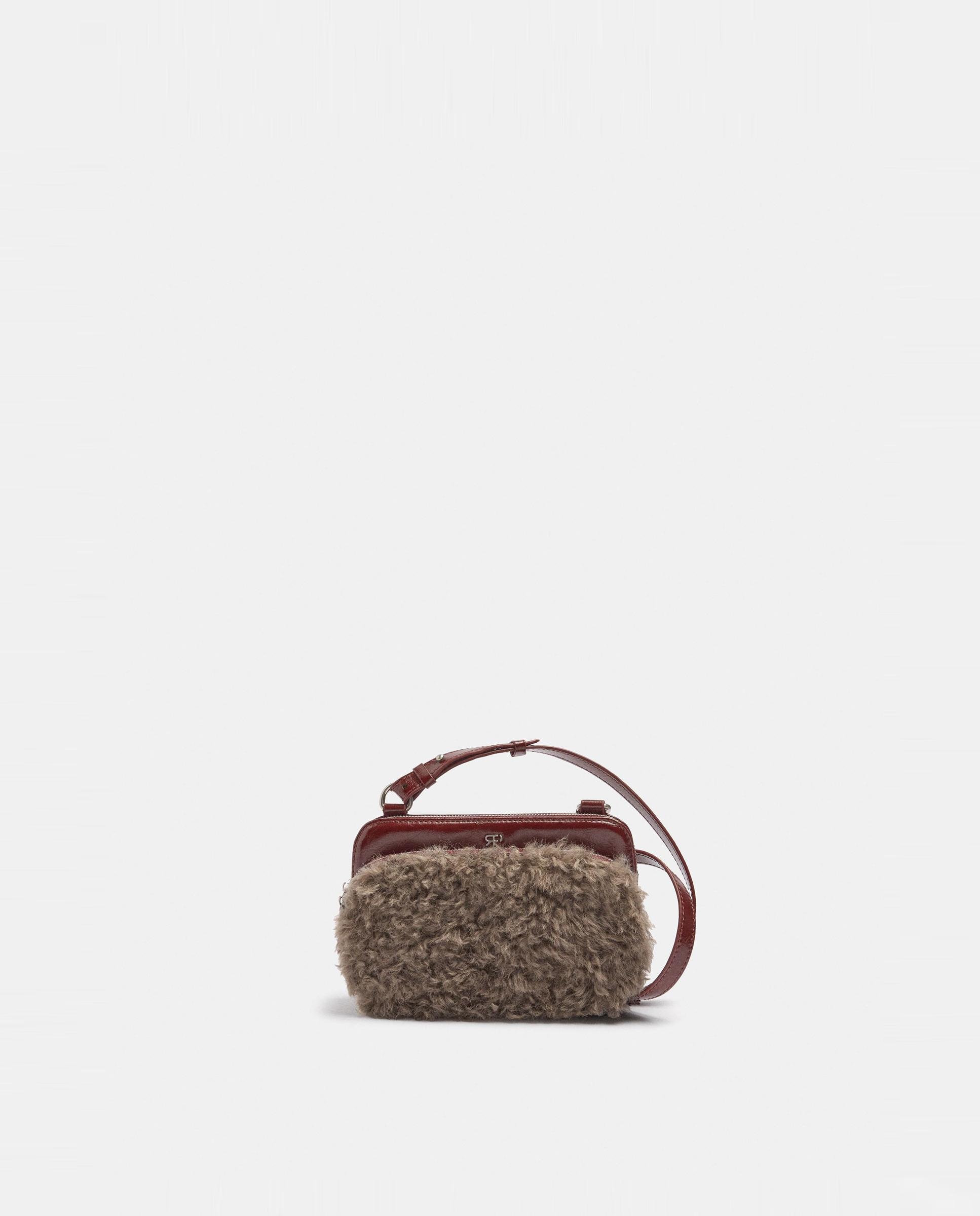Bolso de mano estilo neceser convertible a bandolera con cierre de cremallera - Parfois - Teja Teja-1