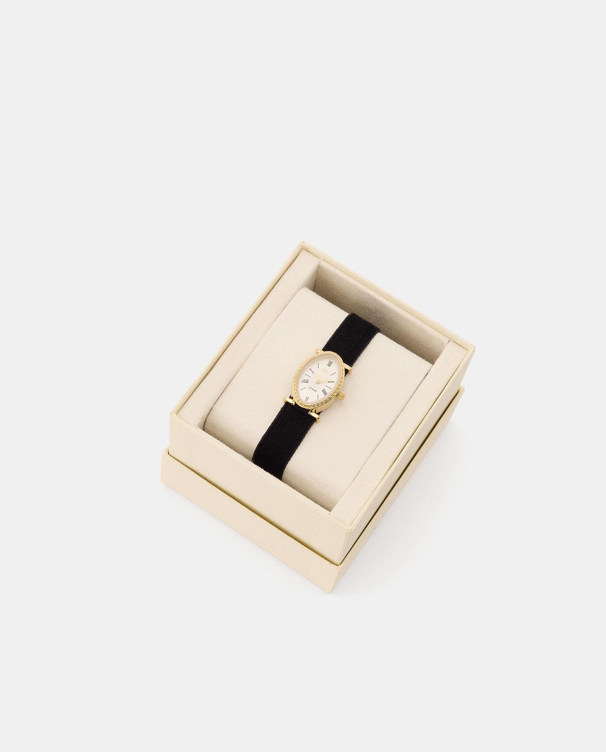 Reloj de mujer con cierre de hebilla en liso - Parfois - Negro Negro-4