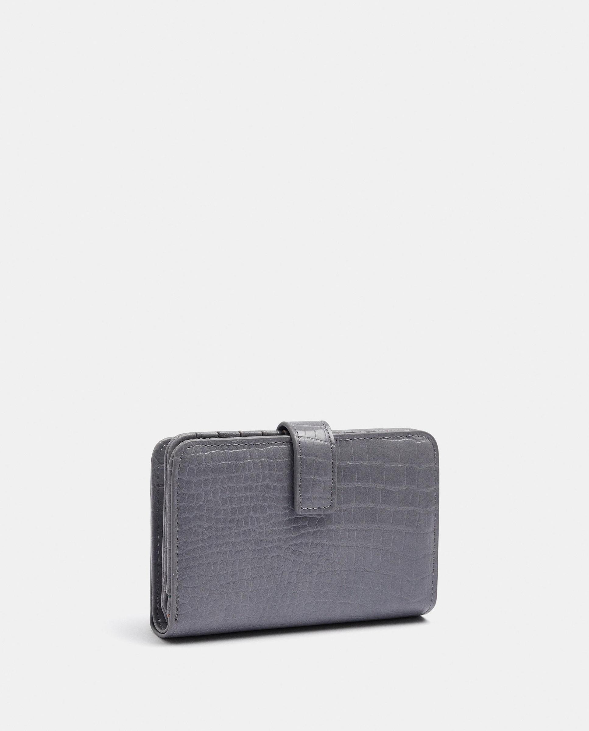 Cartera de mujer mediana con cierre de cremallera - Parfois - Azul Azul-2