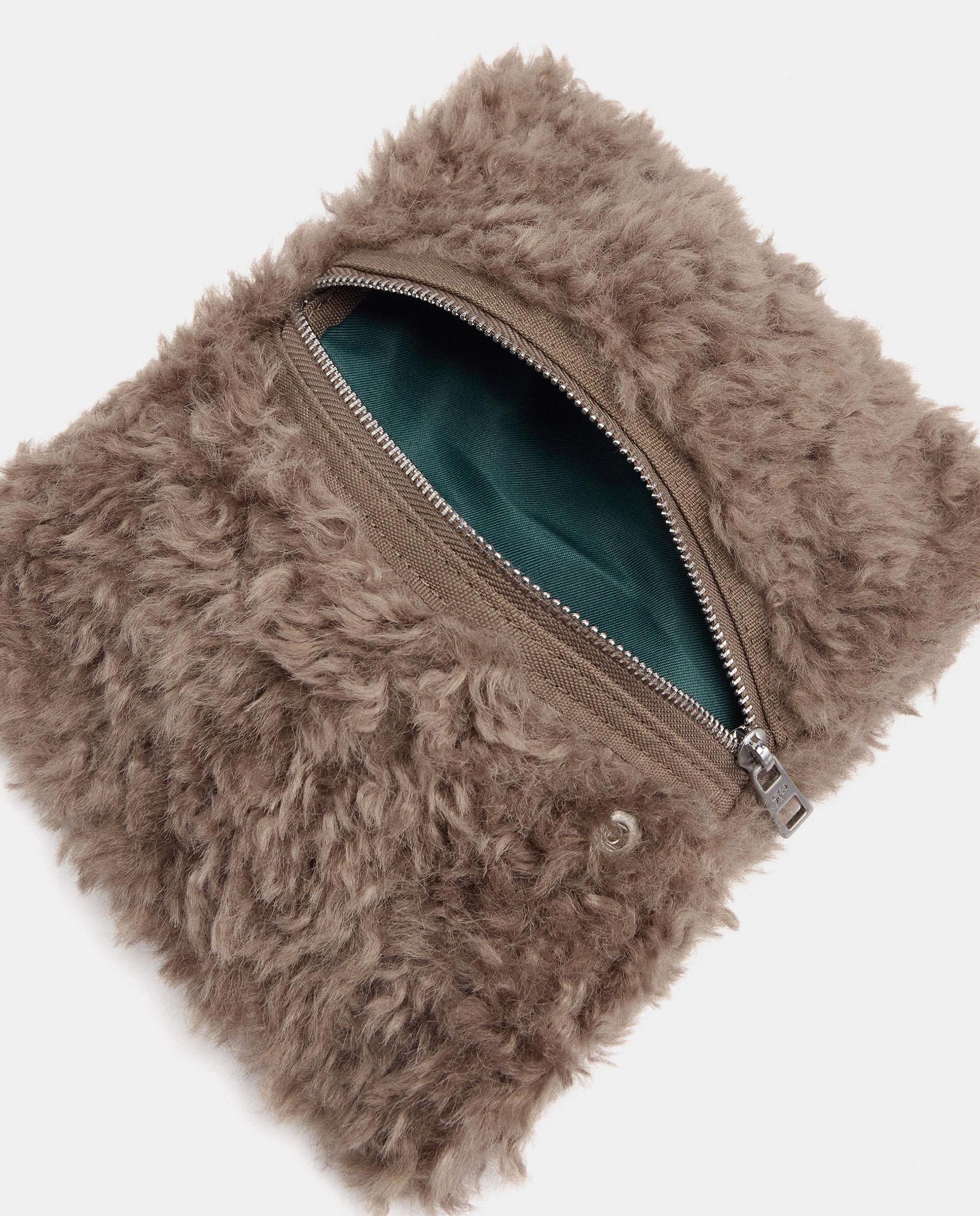 Neceser de pelito en liso - Parfois - Beige Beige-4